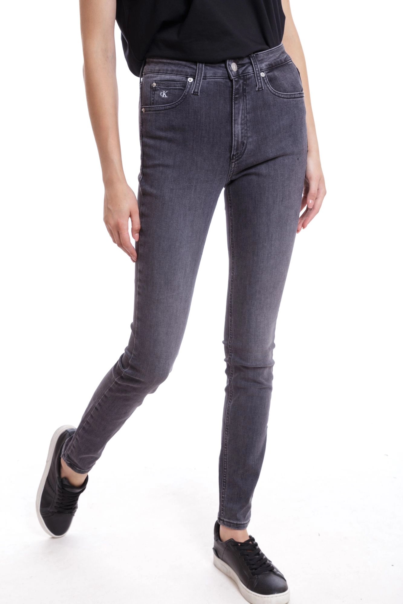 HIGH RISE SKINNY Calvin Klein Jeans J20J214105 1BZ0 Med Online.ru