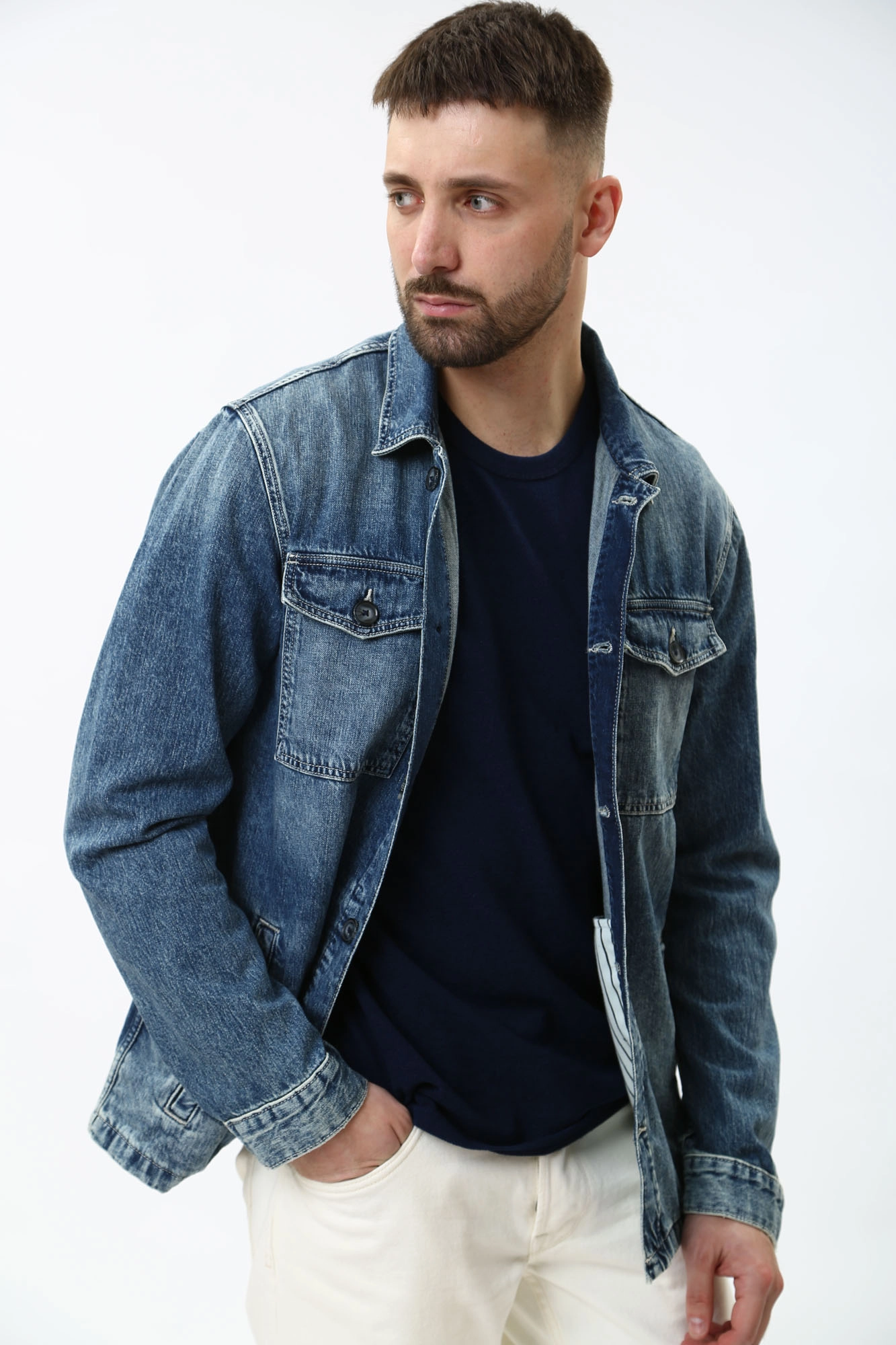 PM402886 Куртка джинсовая Pepe Jeans Синий