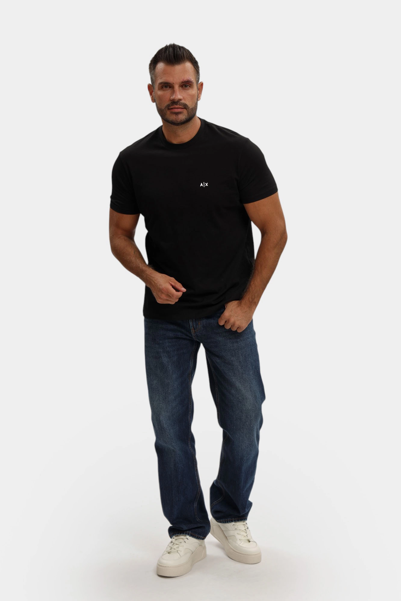 XM001568_AF10358 Футболка Armani Exchange Черный