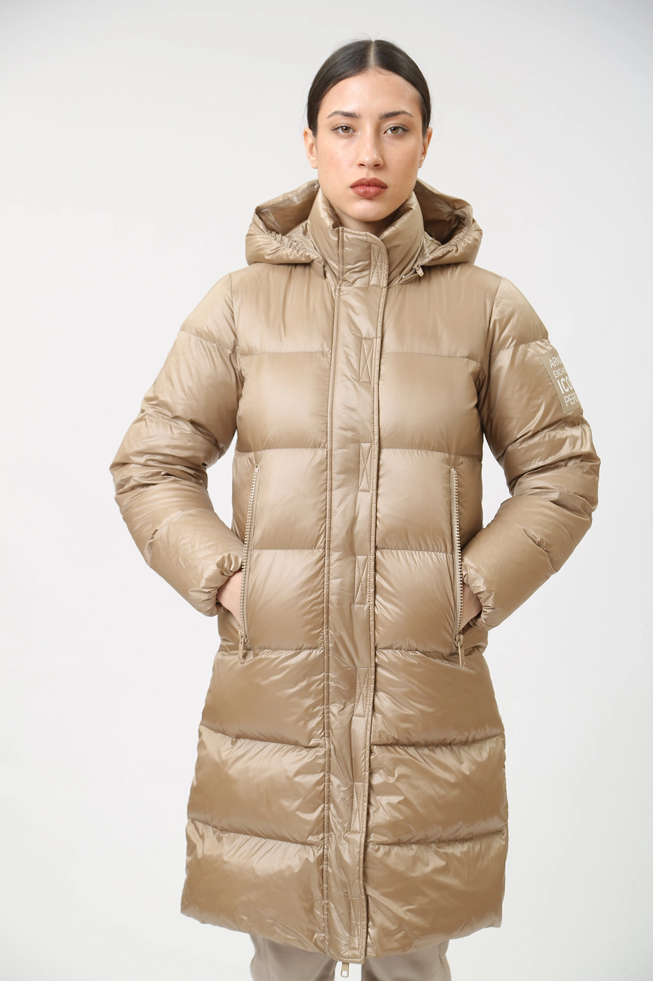 8NYK50_YNYNZ пальто пуховое armani exchange 