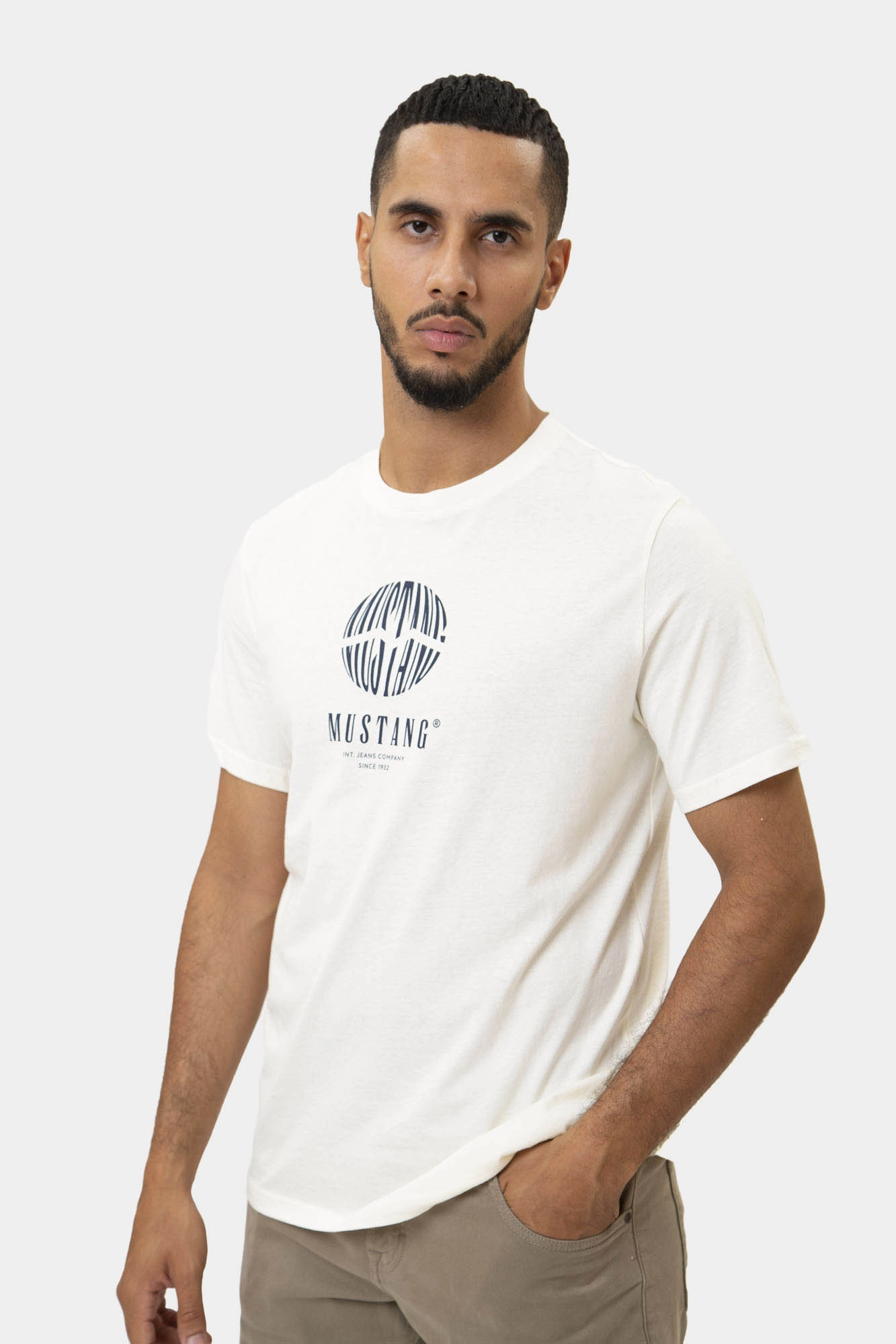 1014951 Футболка Mustang Белый
