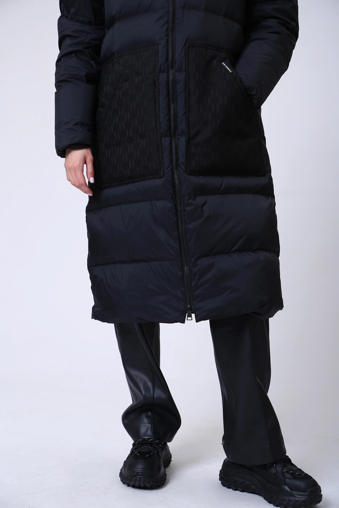 226W1504 куртка пуховая karl lagerfeld 