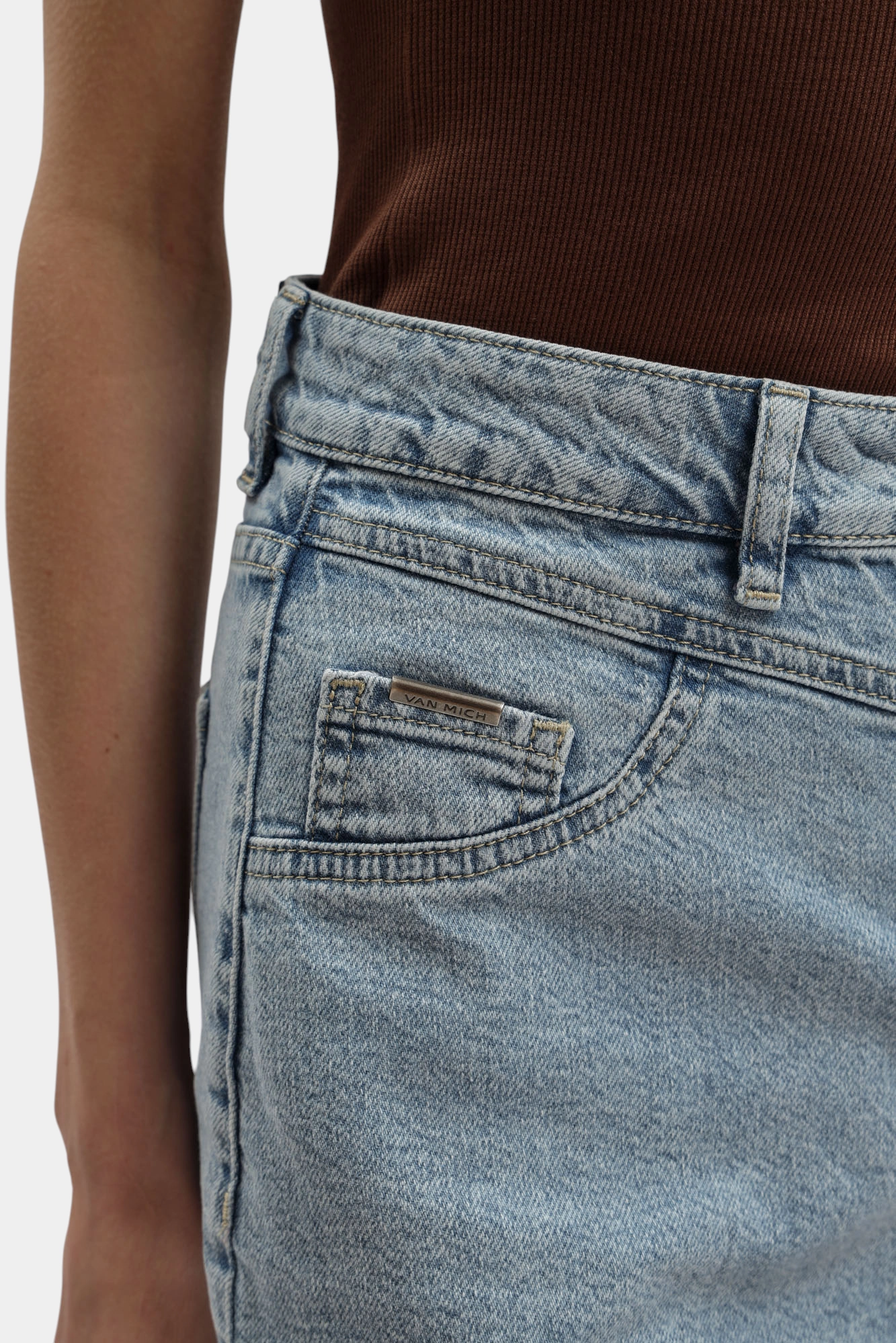 VW-OMA-33-666 юбка джинсовая van mich