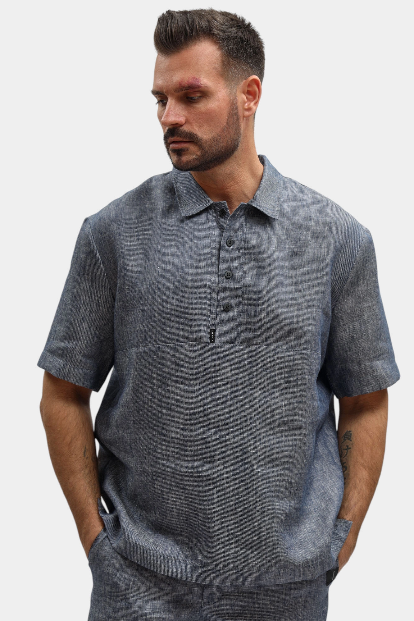 M-261-TH-56-0104 Рубашка The Hills Синий