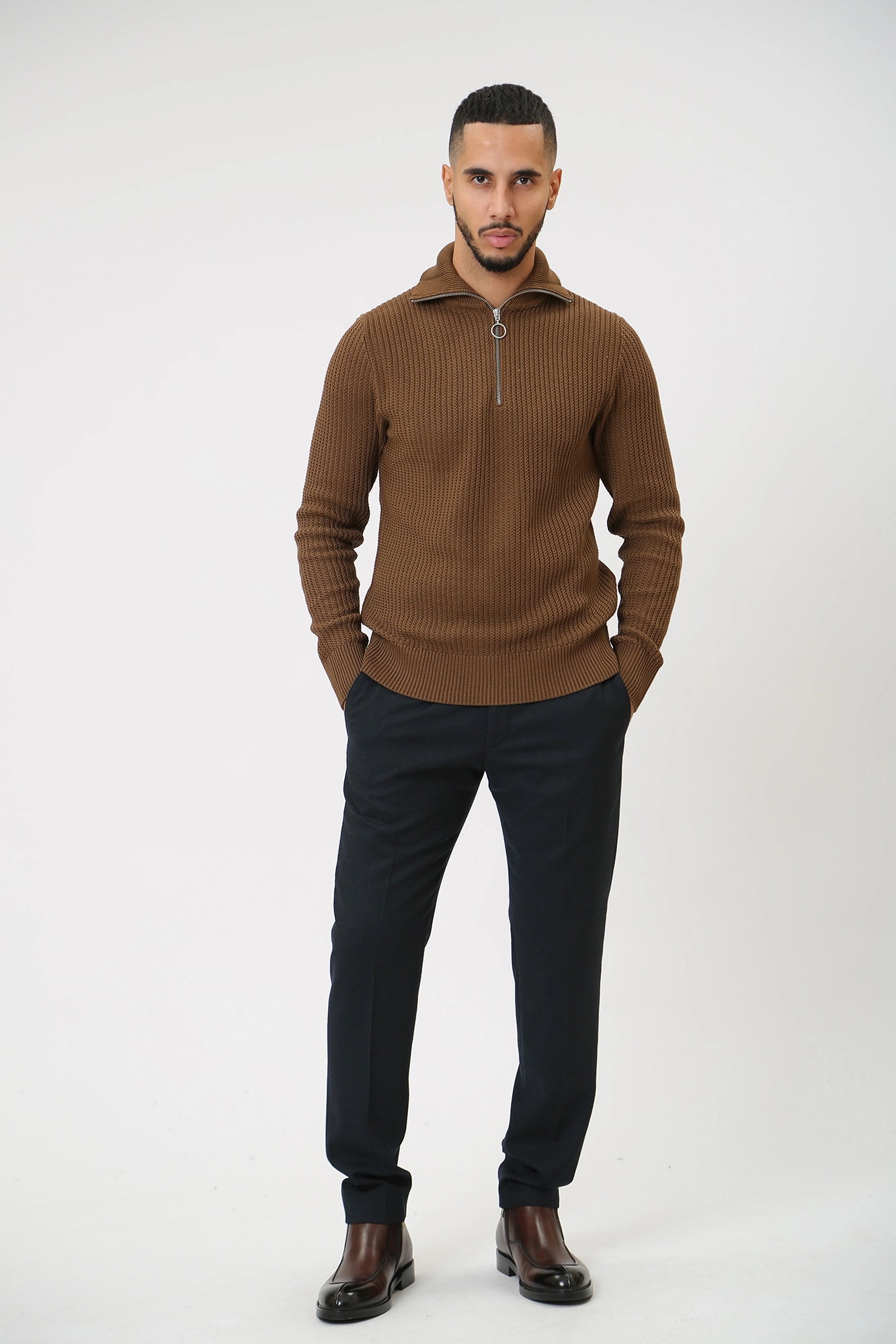 30038285_10016240 Свитер Strellson Коричневый