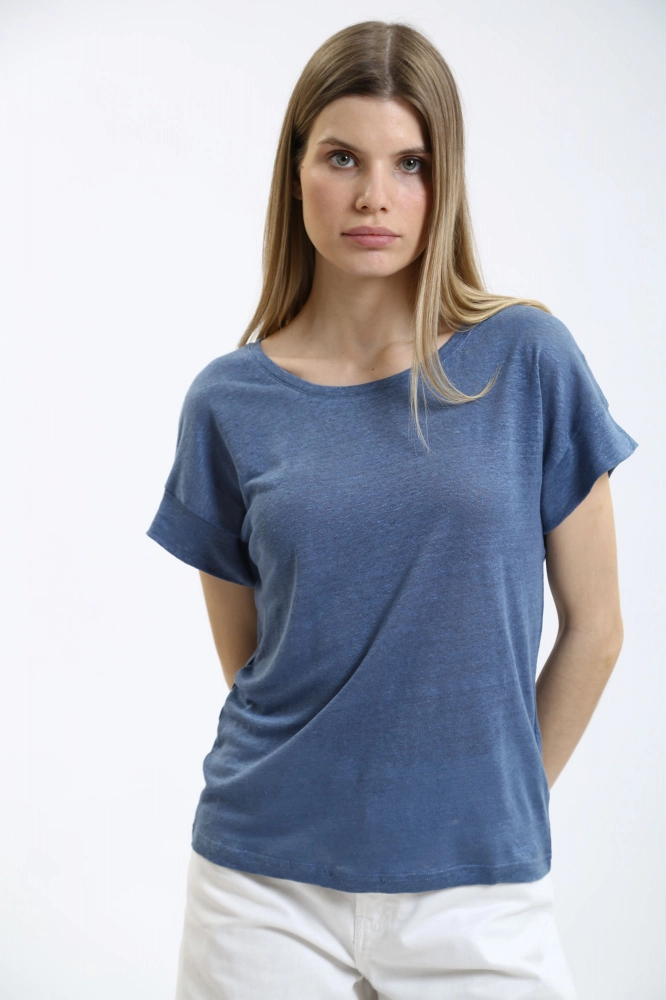 Джинсы CARROT HIGH RISE Armani Exchange  Синий