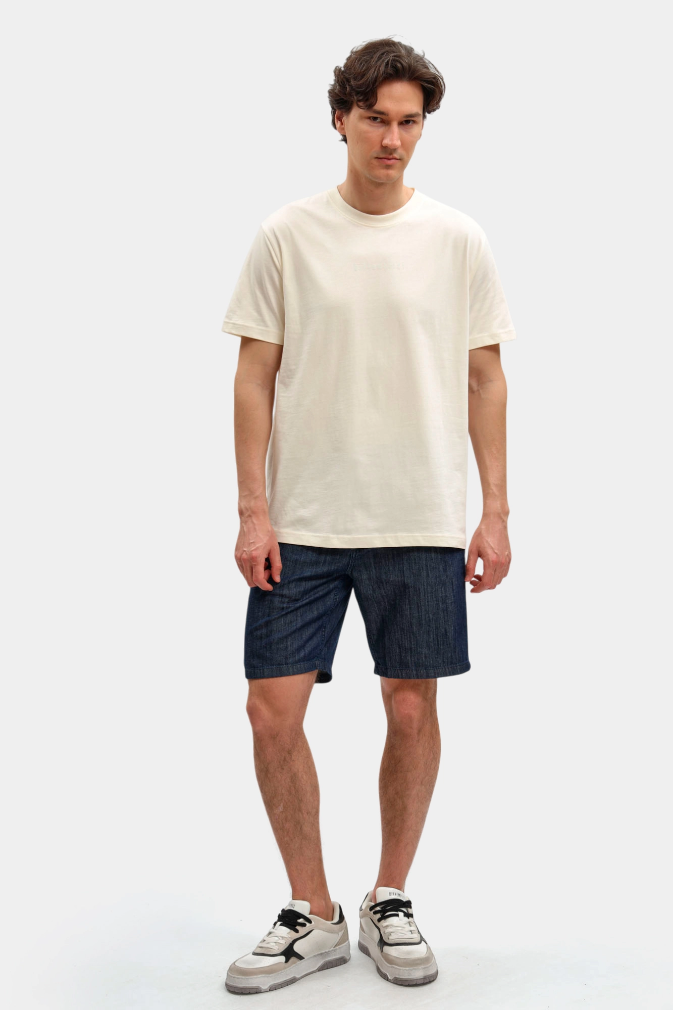 BMD1655R Шорты джинсовые Bikkembergs Синий