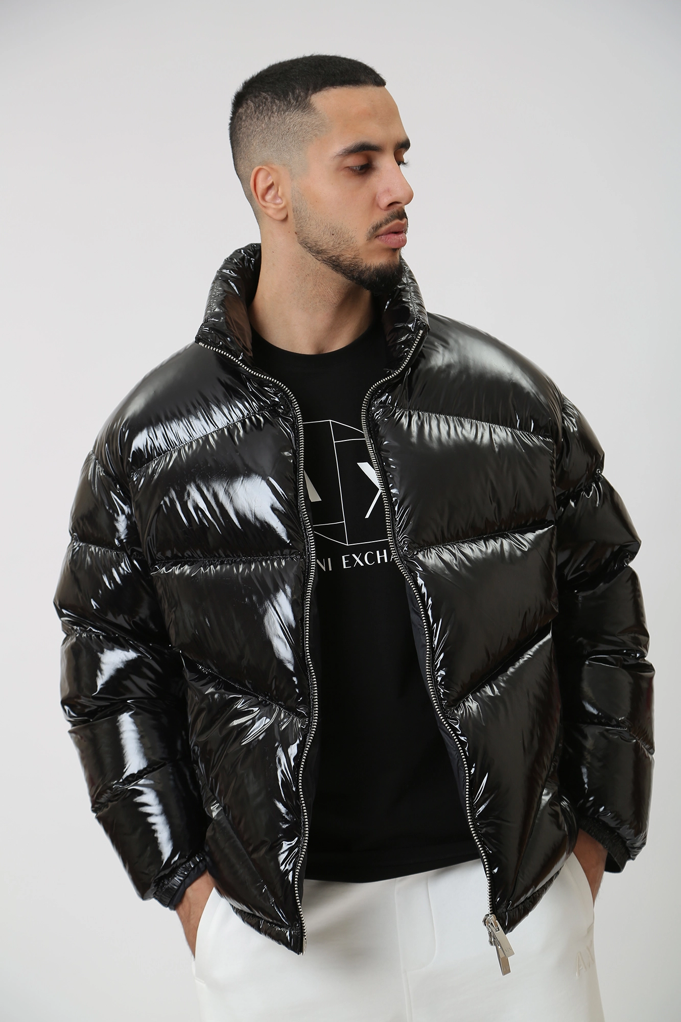 6RZBL3_ZN2RZ Куртка пуховая Armani Exchange Черный