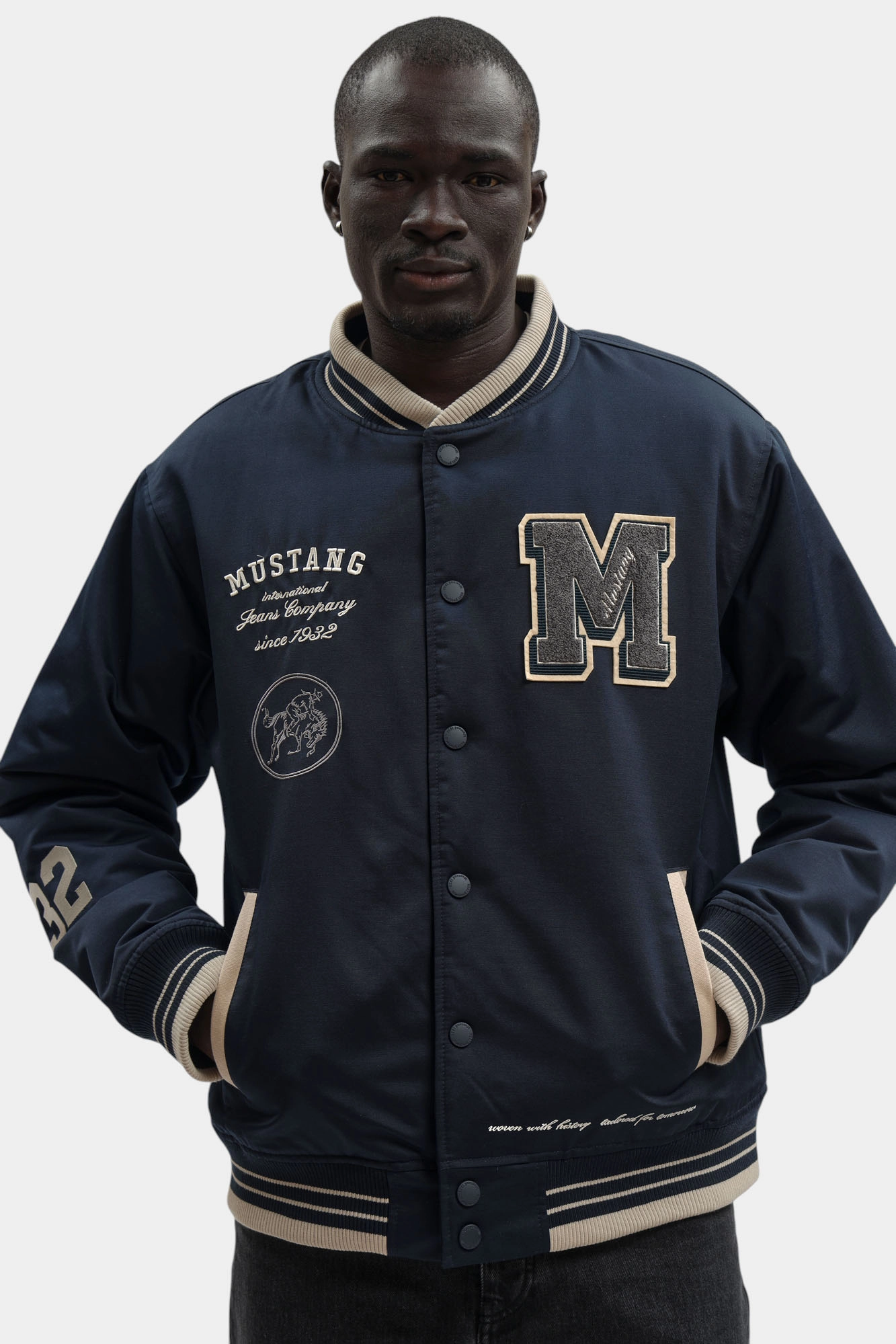 1017522 Куртка легкая Mustang Синий