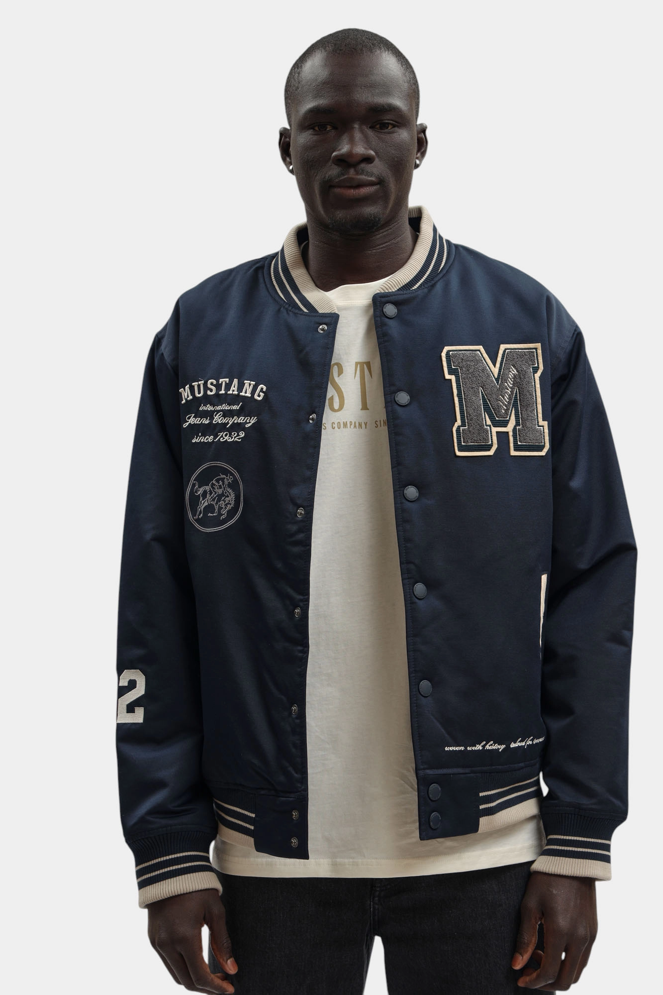 1017522 Куртка легкая Mustang Синий