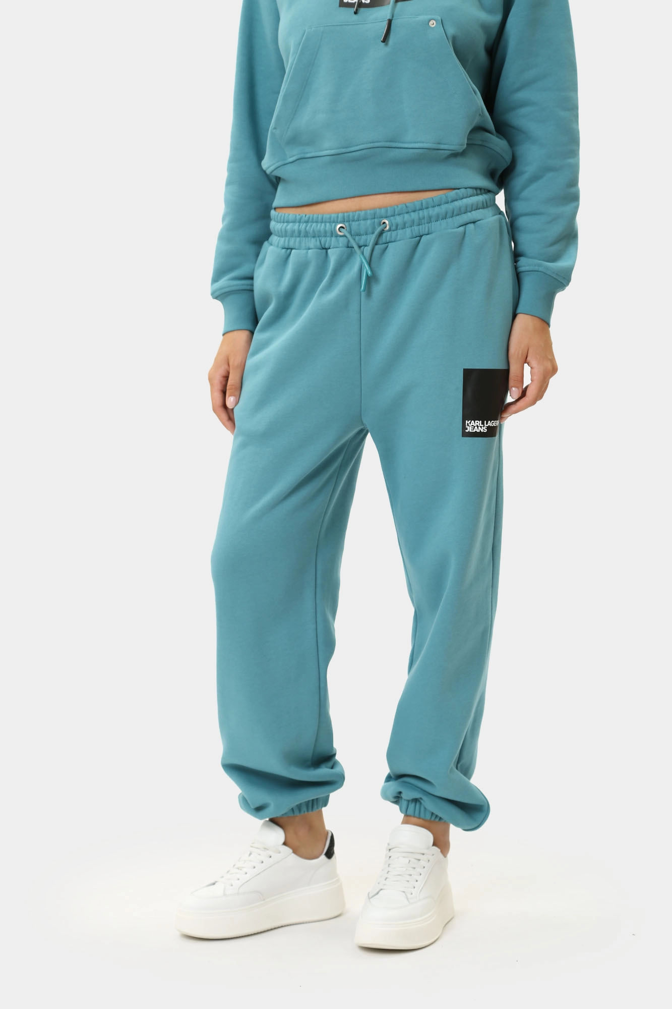 245J1000 брюки спортивные karl lagerfeld jeans