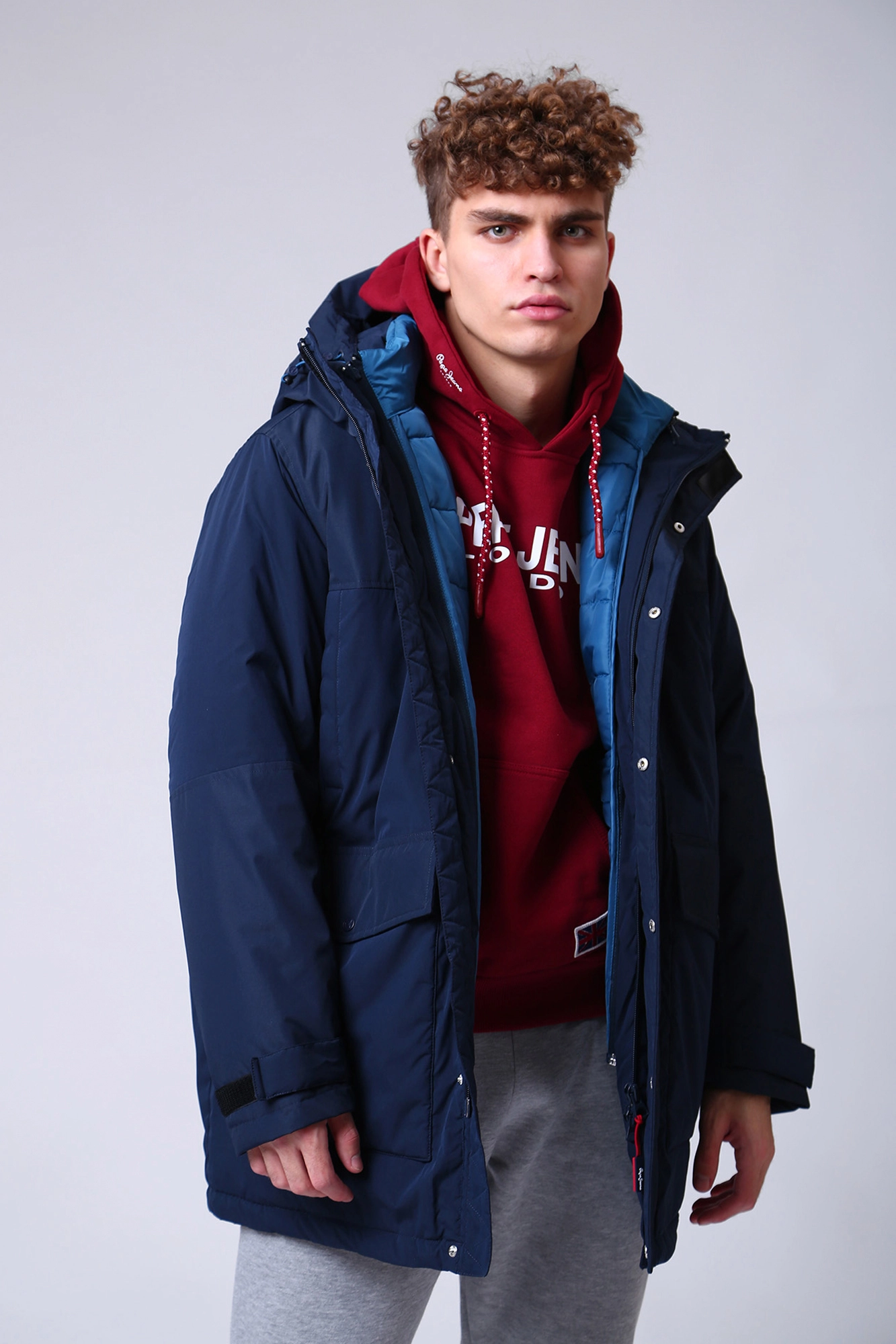 PM402471 Куртка утепленная Pepe Jeans Синий