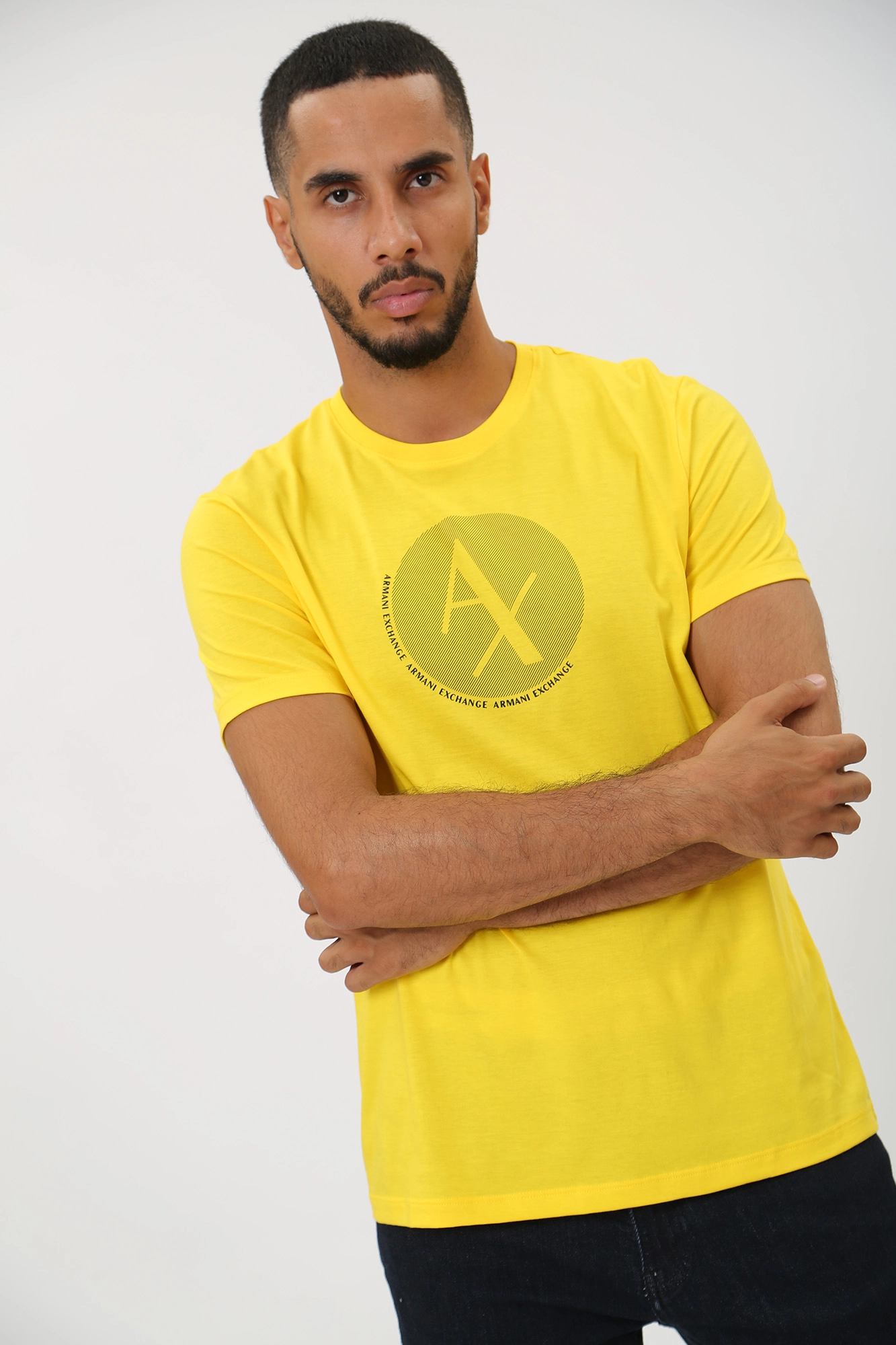 6RZTAG_ZJA5Z Футболка  Armani Exchange Желтый