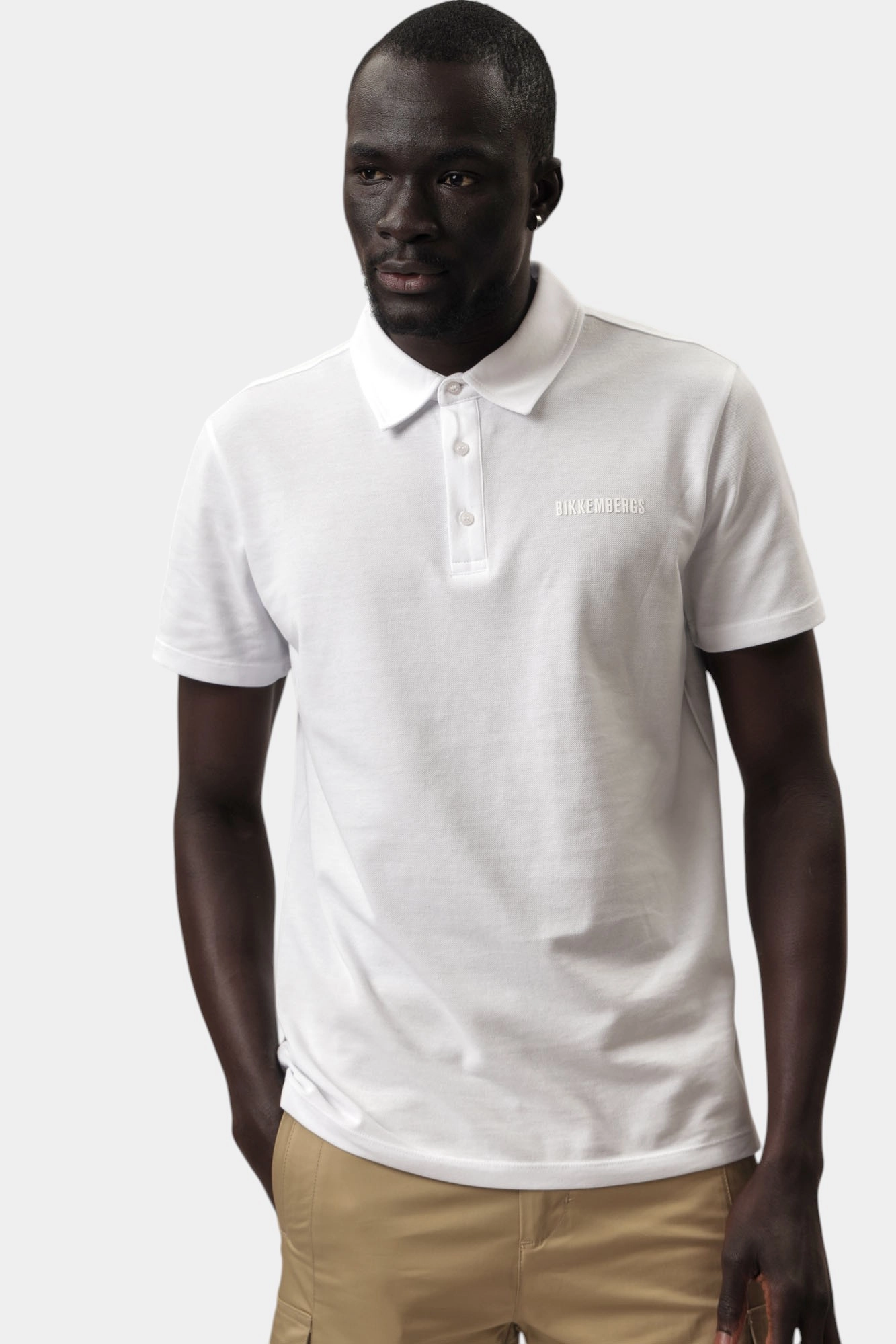 BMT0930 Поло Bikkembergs Белый