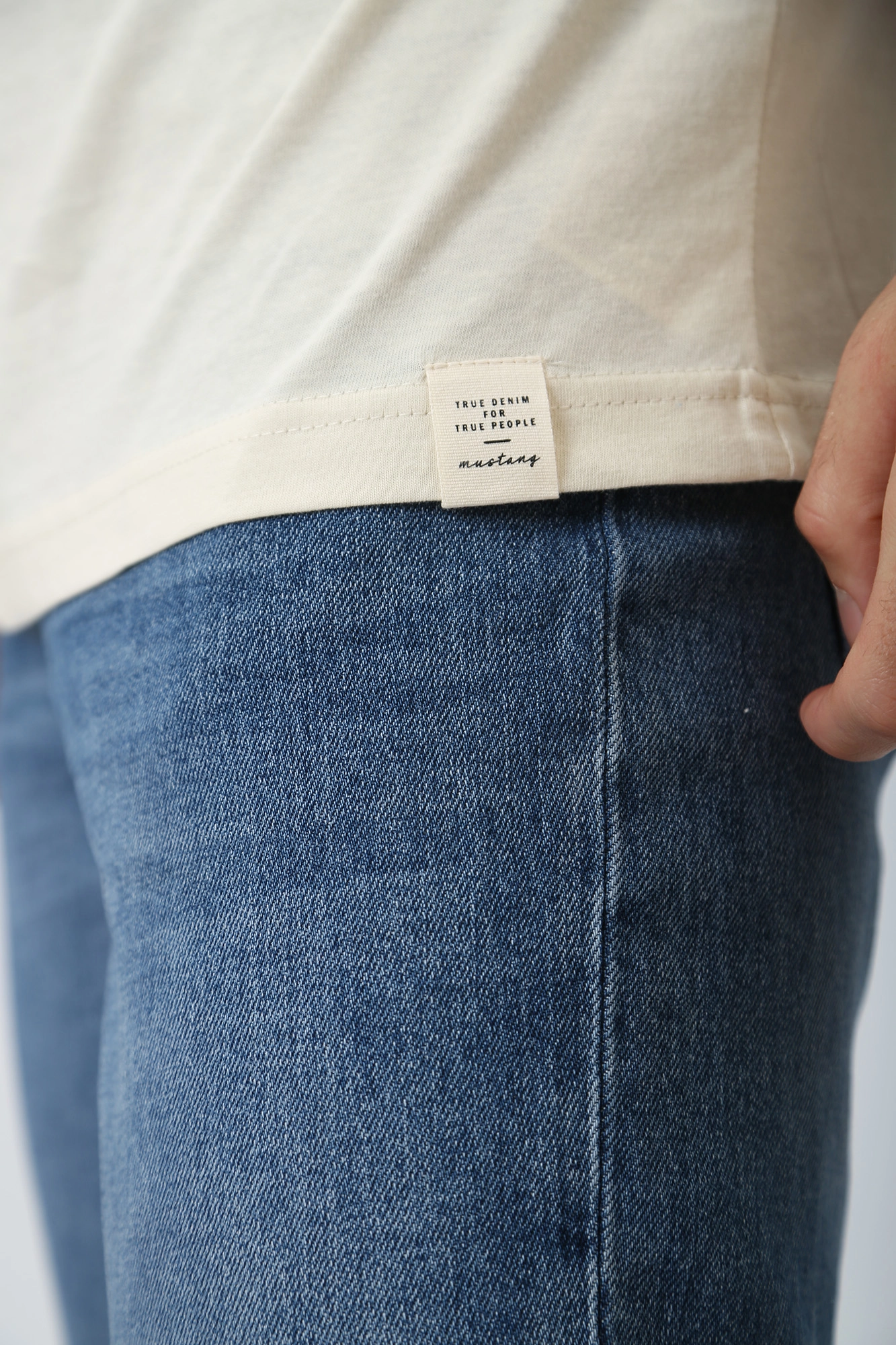 1013123 Футболка Mustang Бежевый