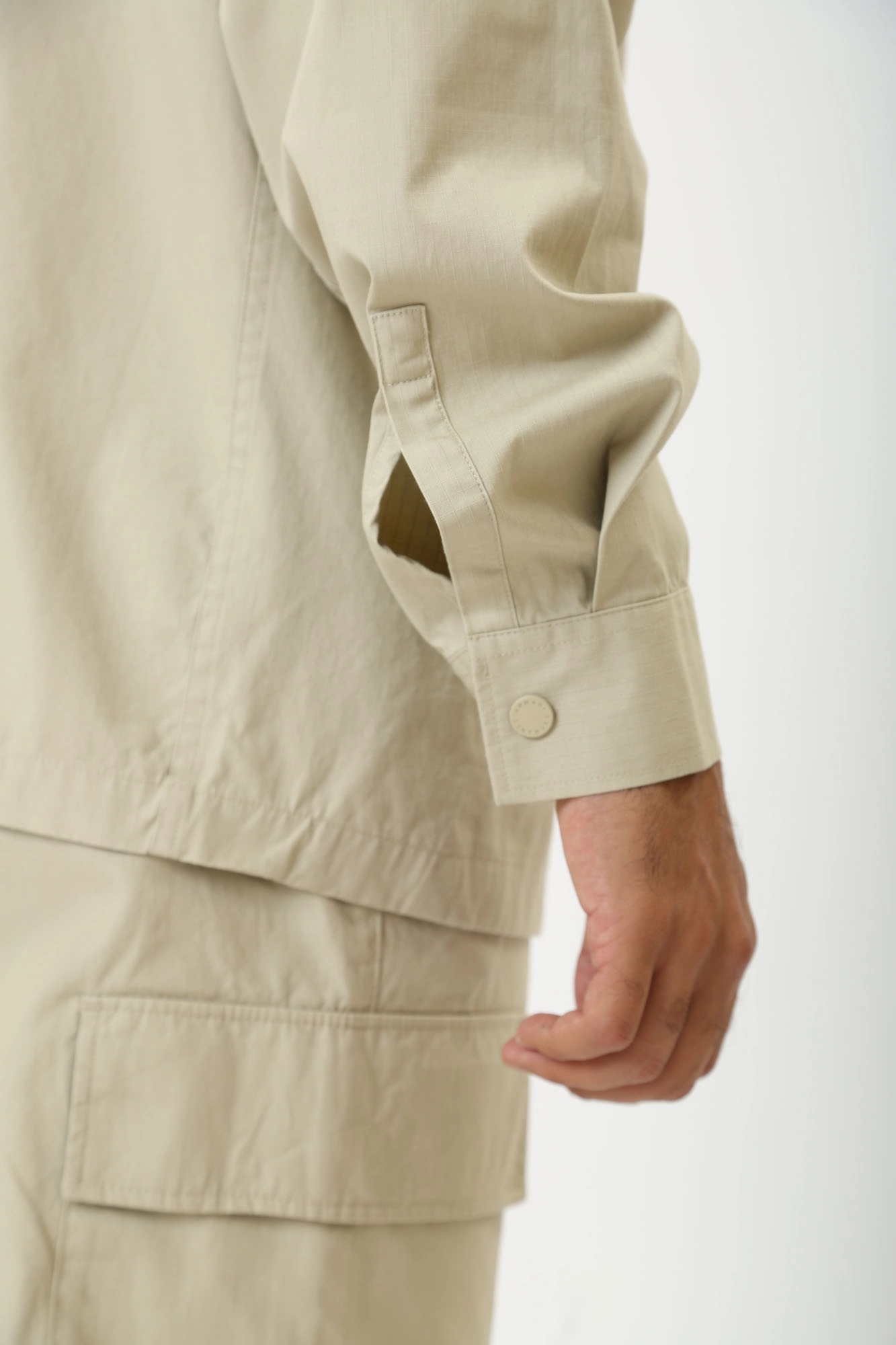 3DZC02_ZN3SZ_1795 Рубашка с длинным рукавом Armani Exchange Бежевый