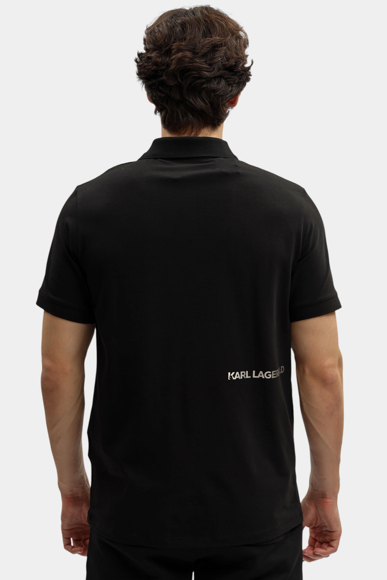 554235_745401 Поло Karl Lagerfeld Черный