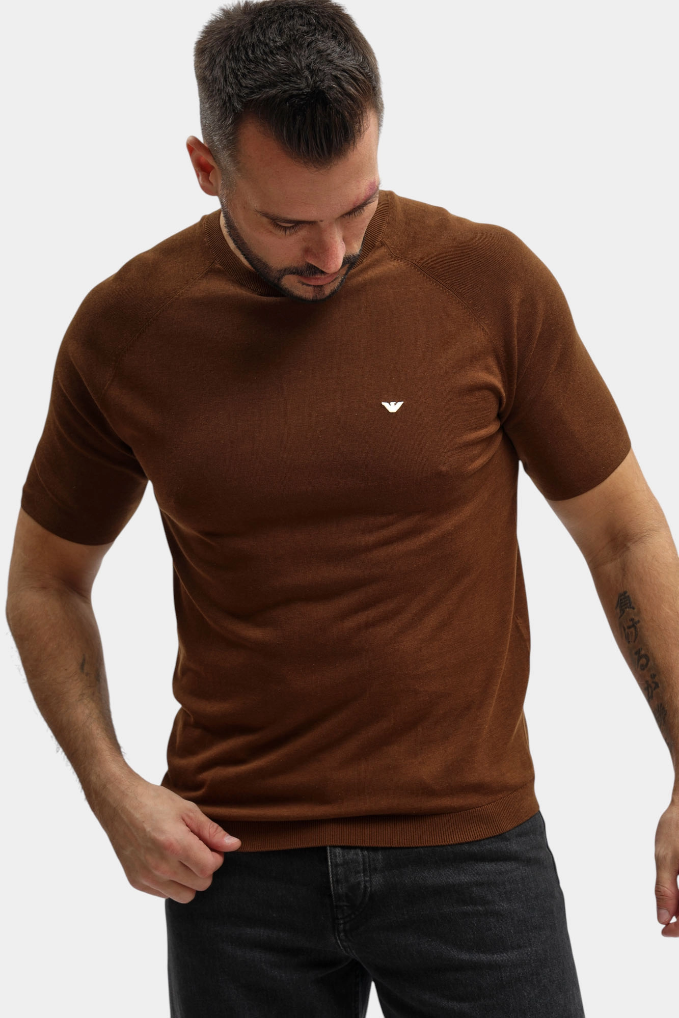 EM005527_AF25247 Футболка Emporio Armani Коричневый