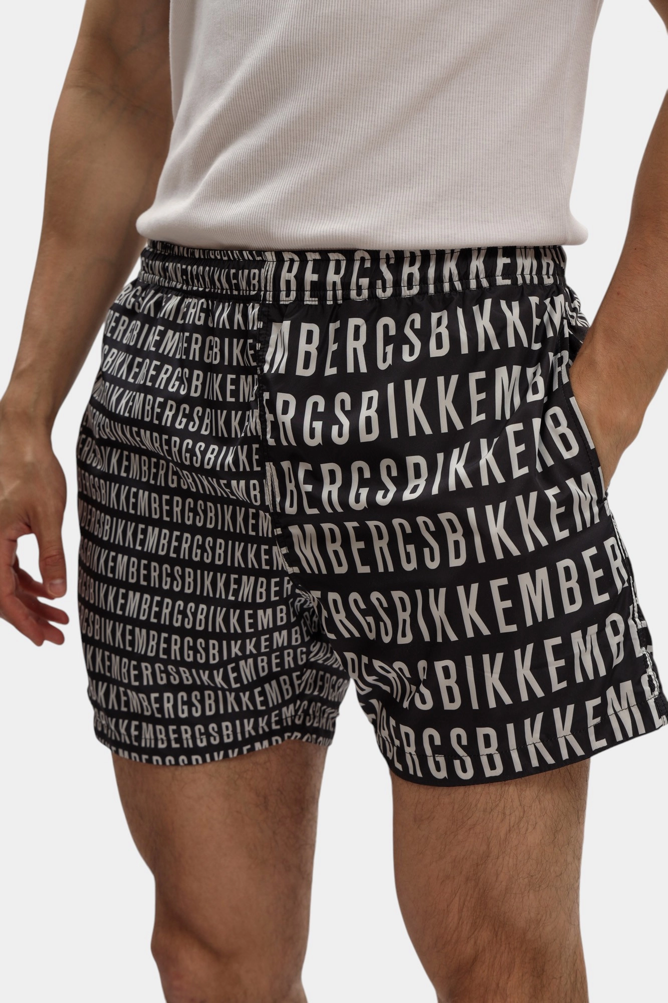 BKK25MBM06 Шорты плавательные Bikkembergs Черный