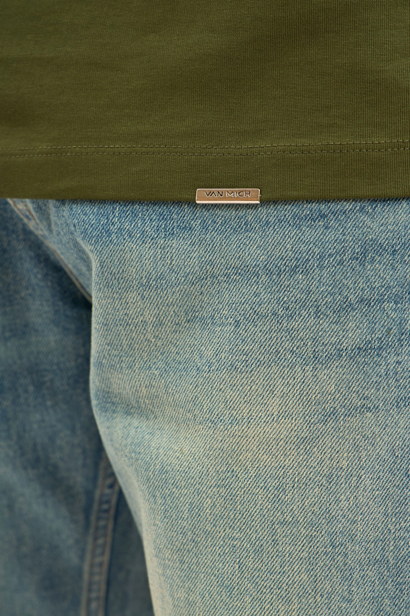 VM-ERK-22-578 Футболка Van Mich Зеленый