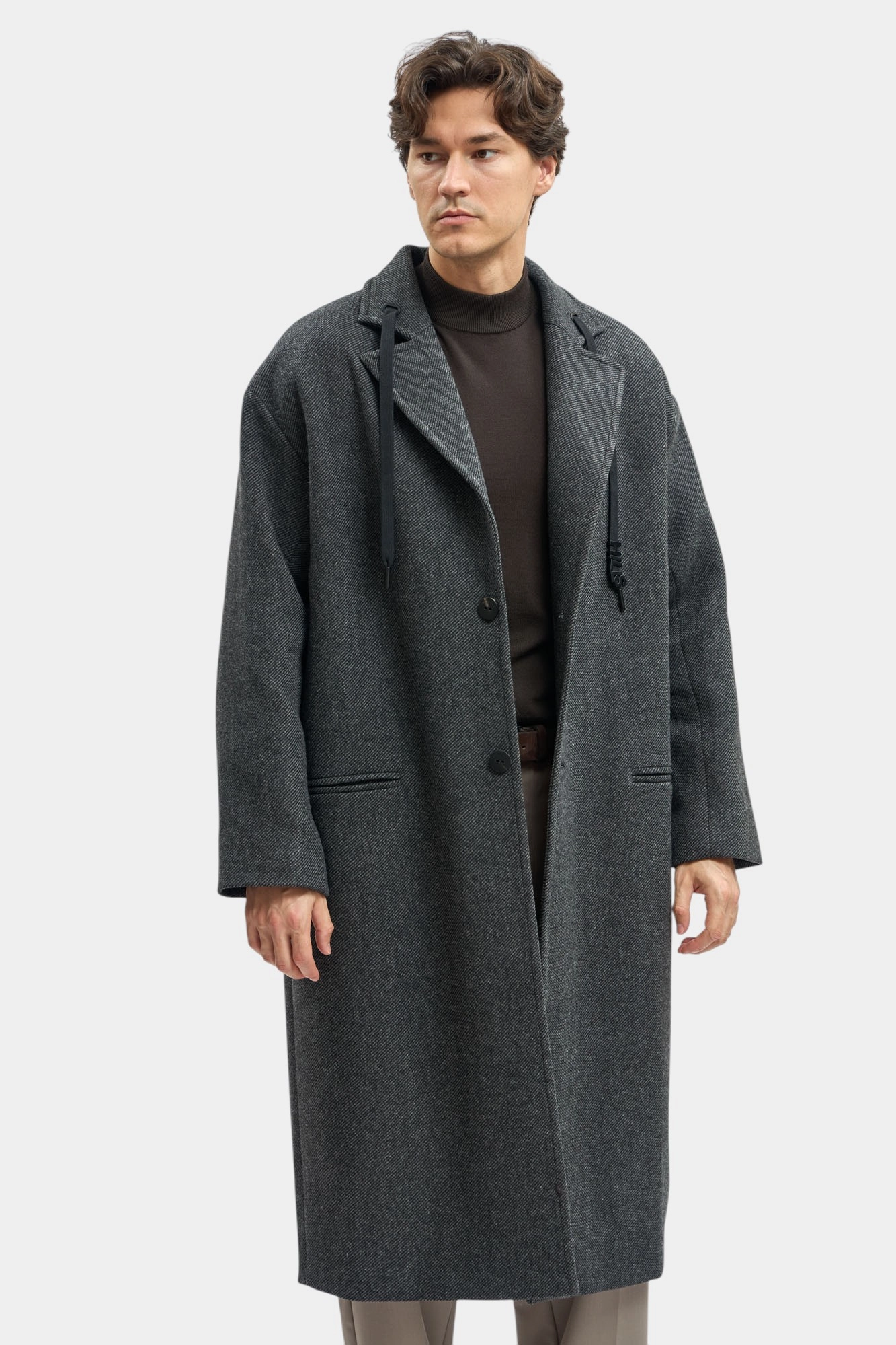 M-252-TH-56-2306 Пальто The Hills Черный