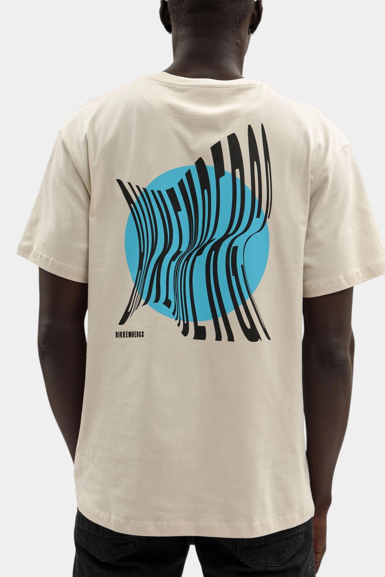 BMT1233 Футболка Bikkembergs Бежевый
