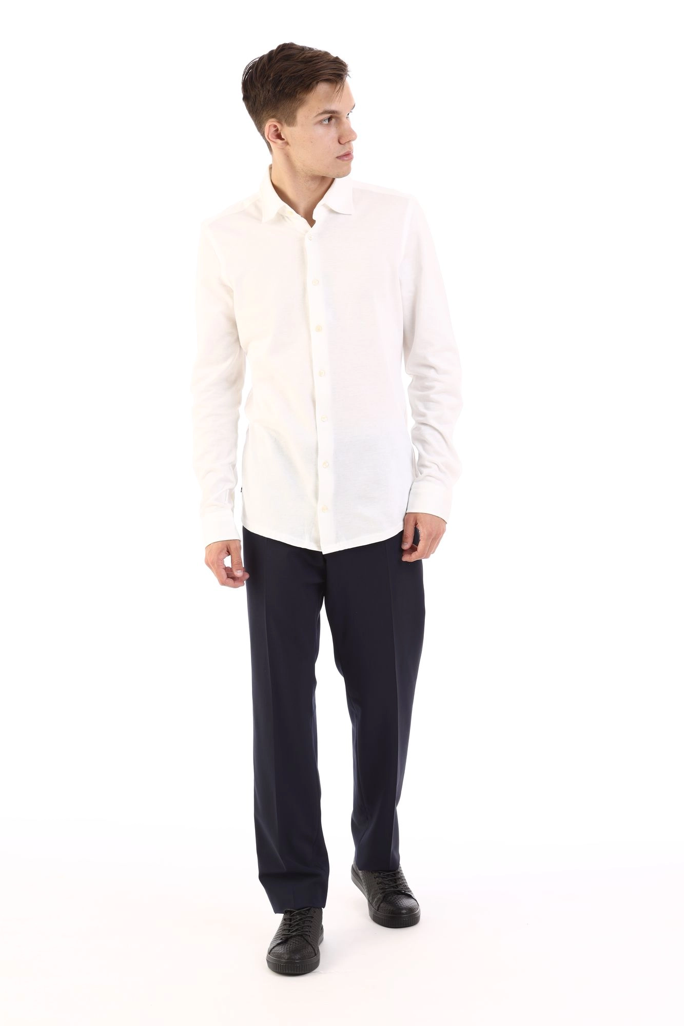 30016221_10007515 Брюки классические Strellson Синий