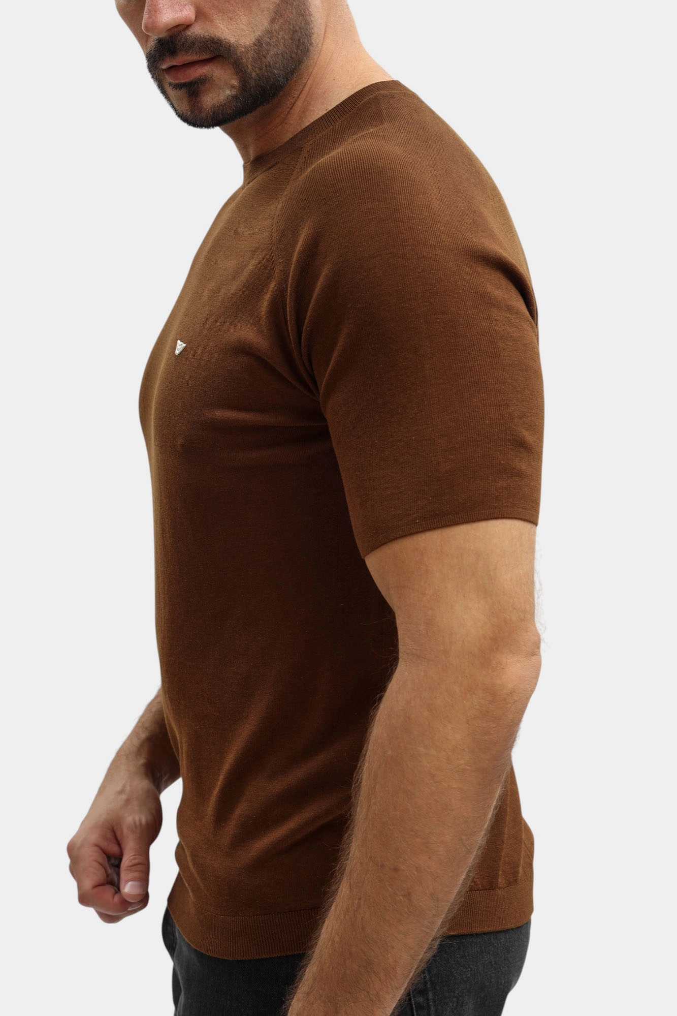 EM005527_AF25247 Футболка Emporio Armani Коричневый