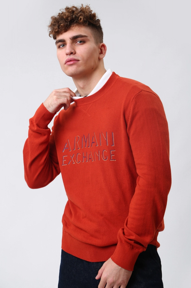 Брюки спортивные Armani Exchange Хлопок Черный