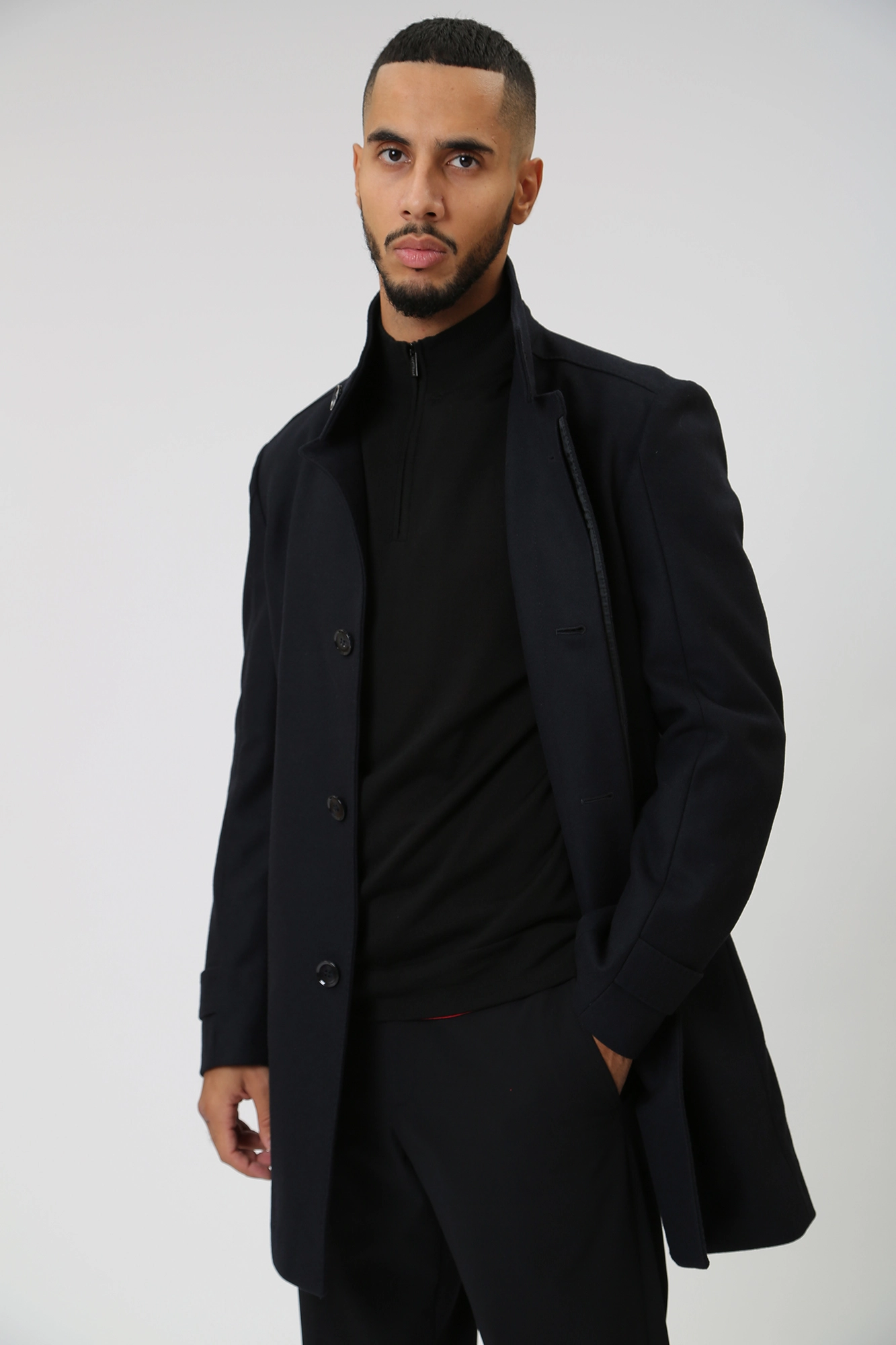 30039140_10016436 Пальто Strellson Синий