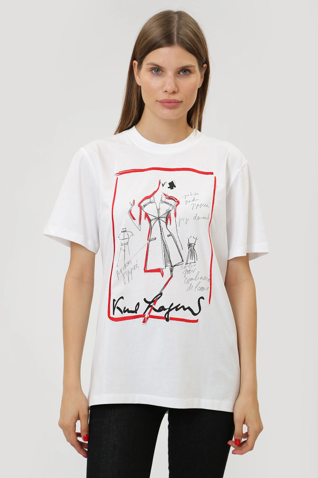 235W1716 футболка karl lagerfeld 