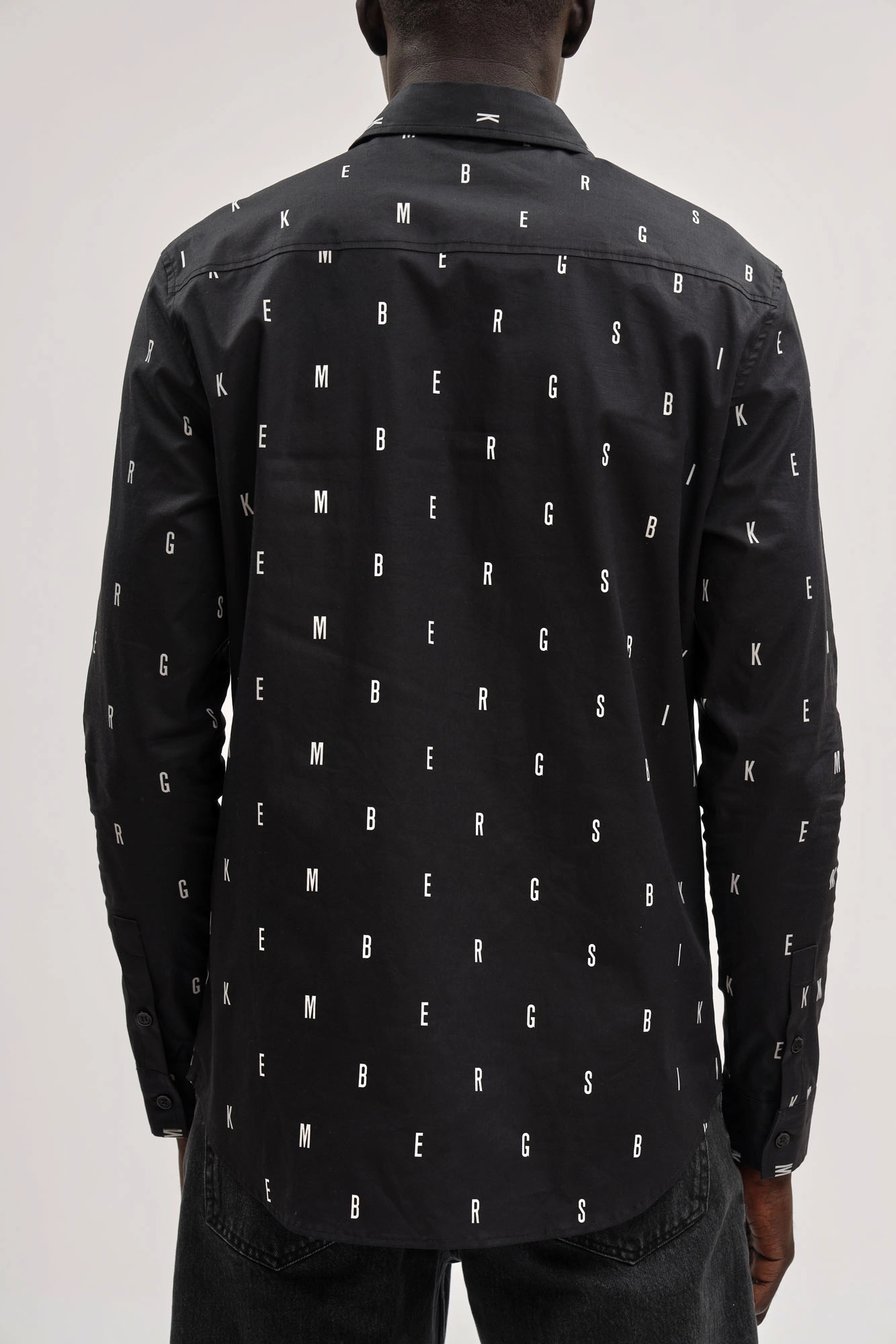 BMS1037C Рубашка Bikkembergs Черный