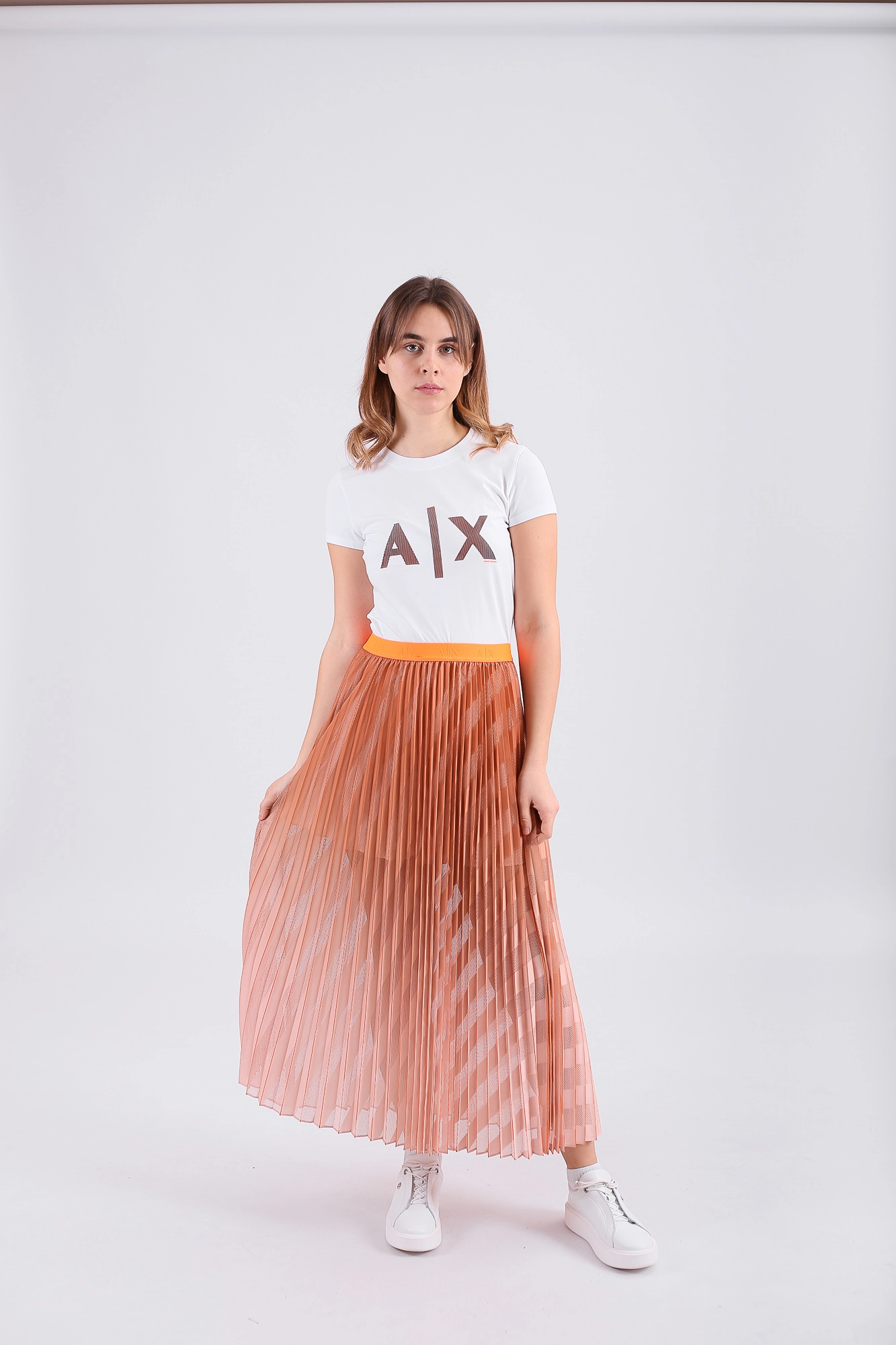 3LYN03_YN1DZ юбка плиссе armani exchange 