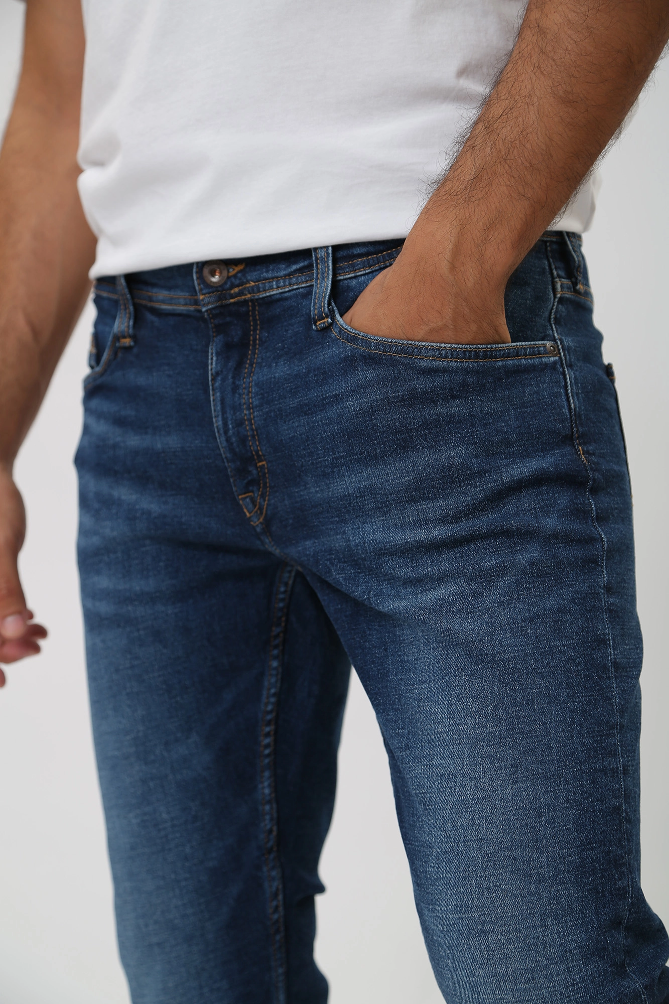 1014259-5000 Джинсы Oregon Slim Mustang Синий