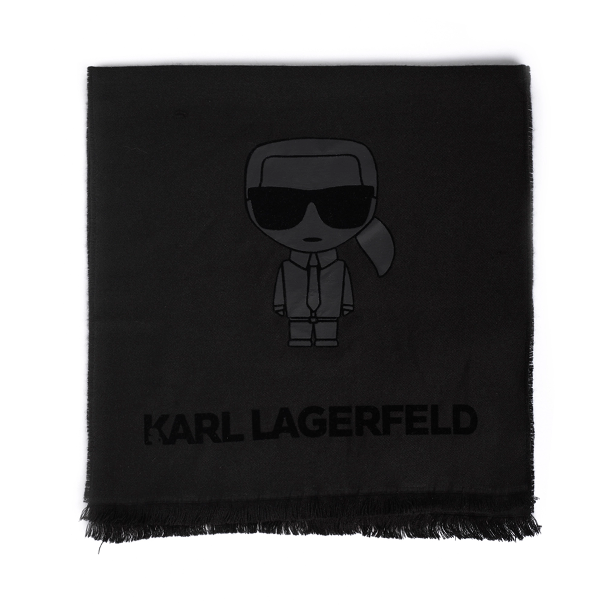 592136 Шарф Karl Lagerfeld Черный
