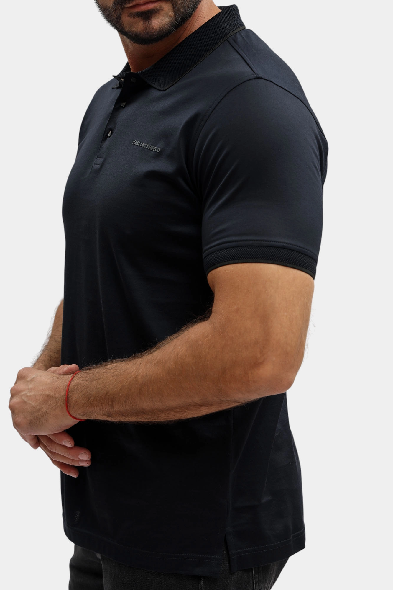 554200_745004 Поло с коротким рукавом Karl Lagerfeld Синий