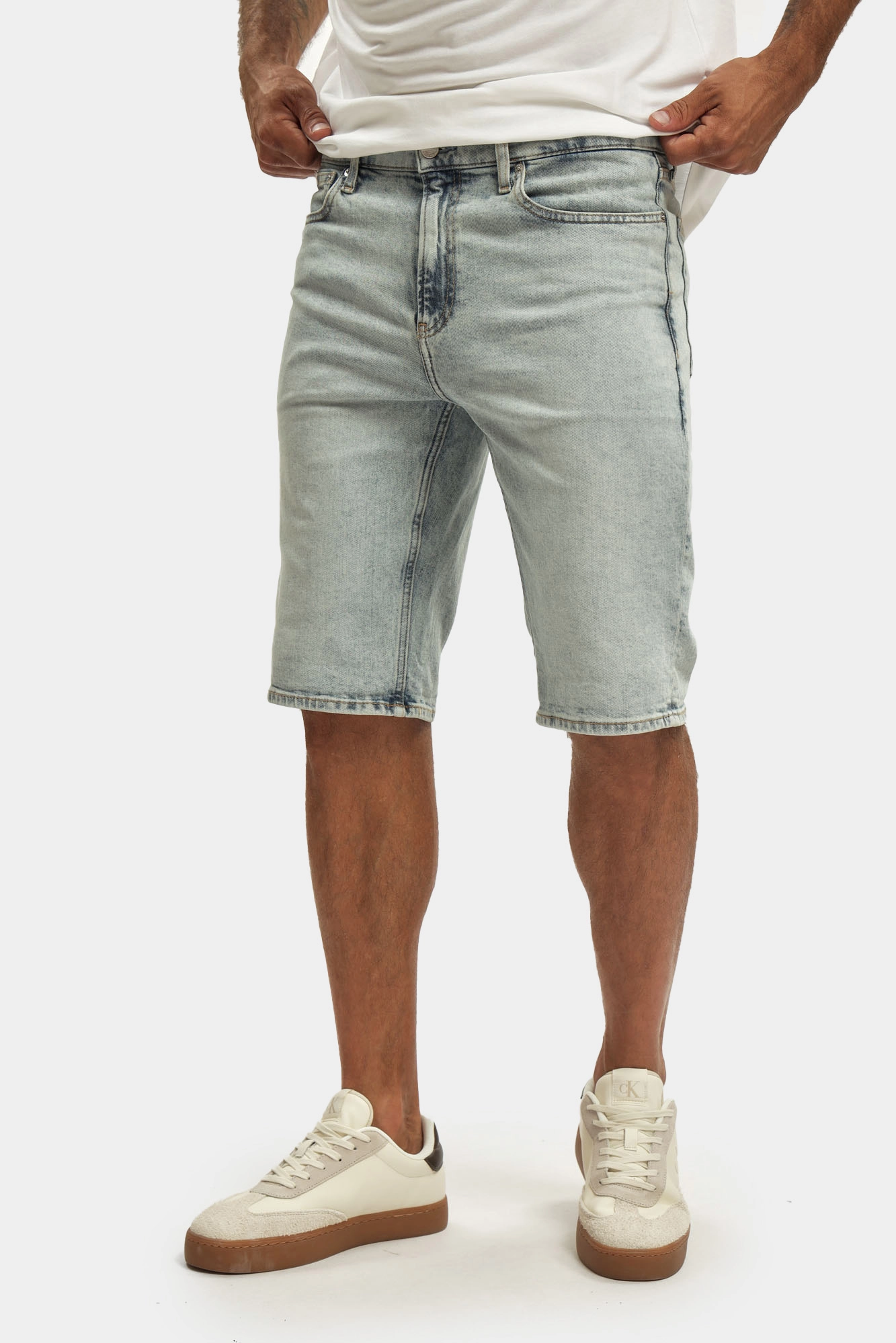 J30J327193 Шорты джинсовые Calvin Klein Jeans Белый