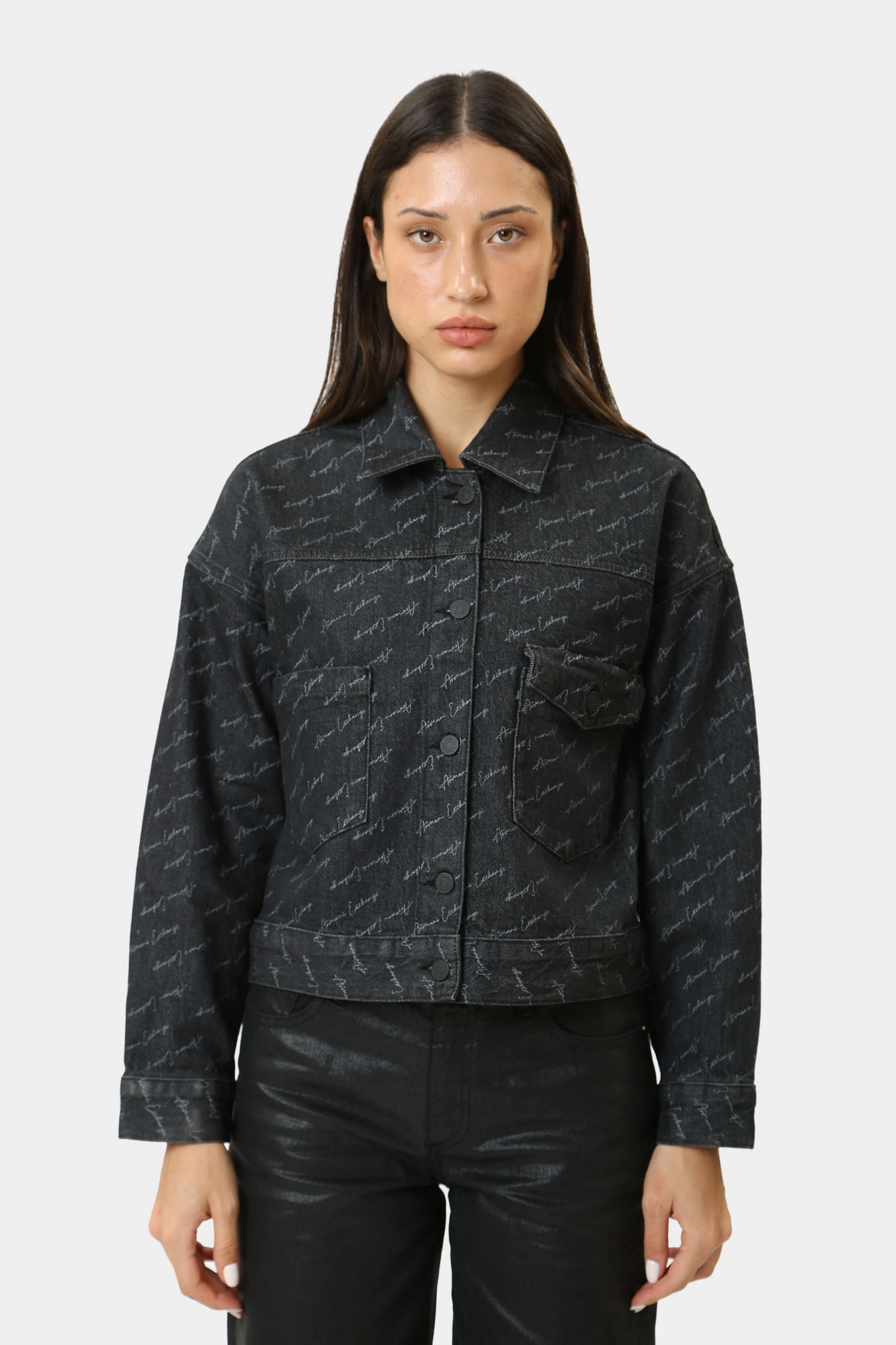 6DYB20_Y18BZ_42AC куртка джинсовая armani exchange 