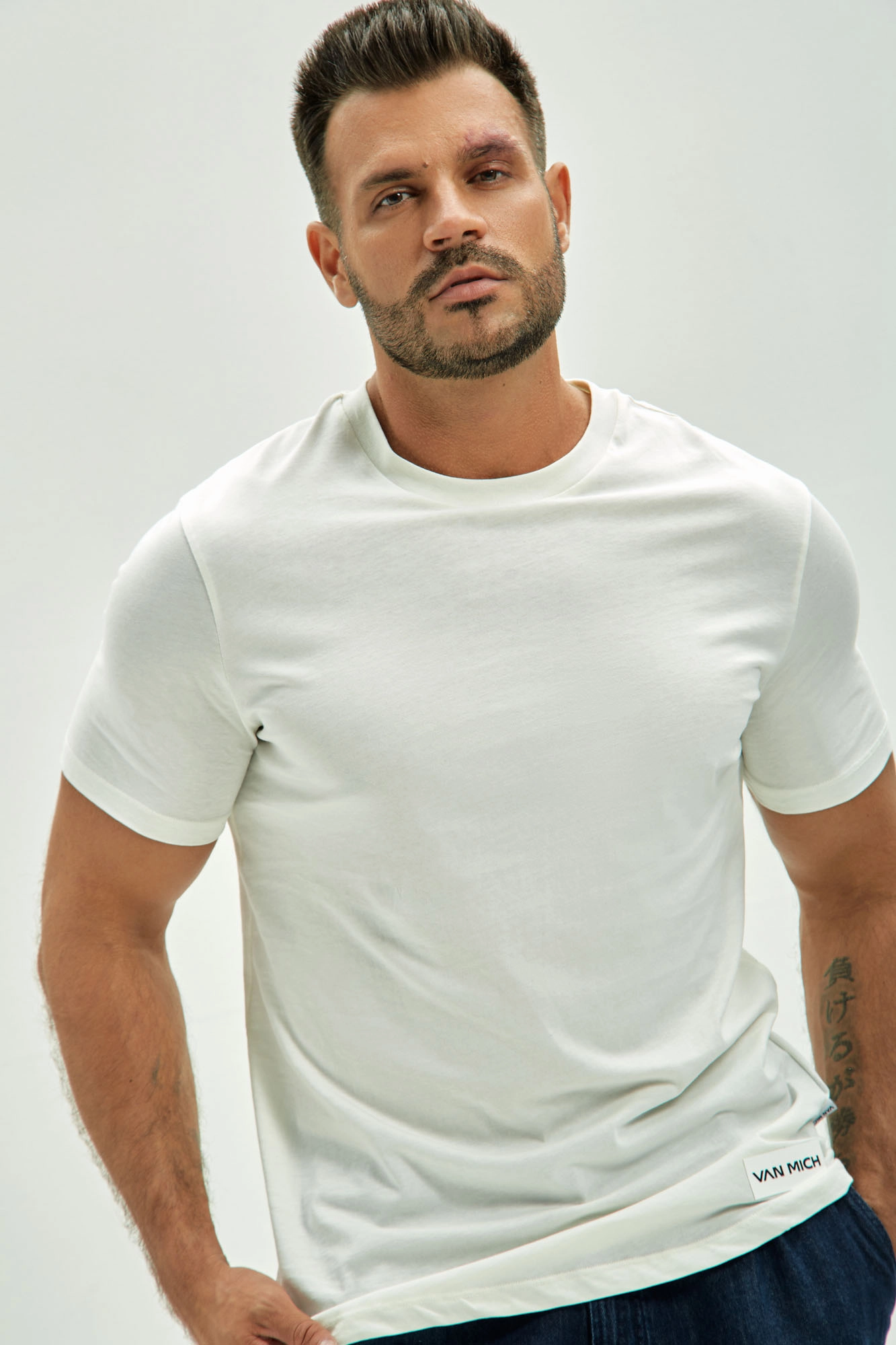 VM-ERK-22-055 Футболка Van Mich Белый