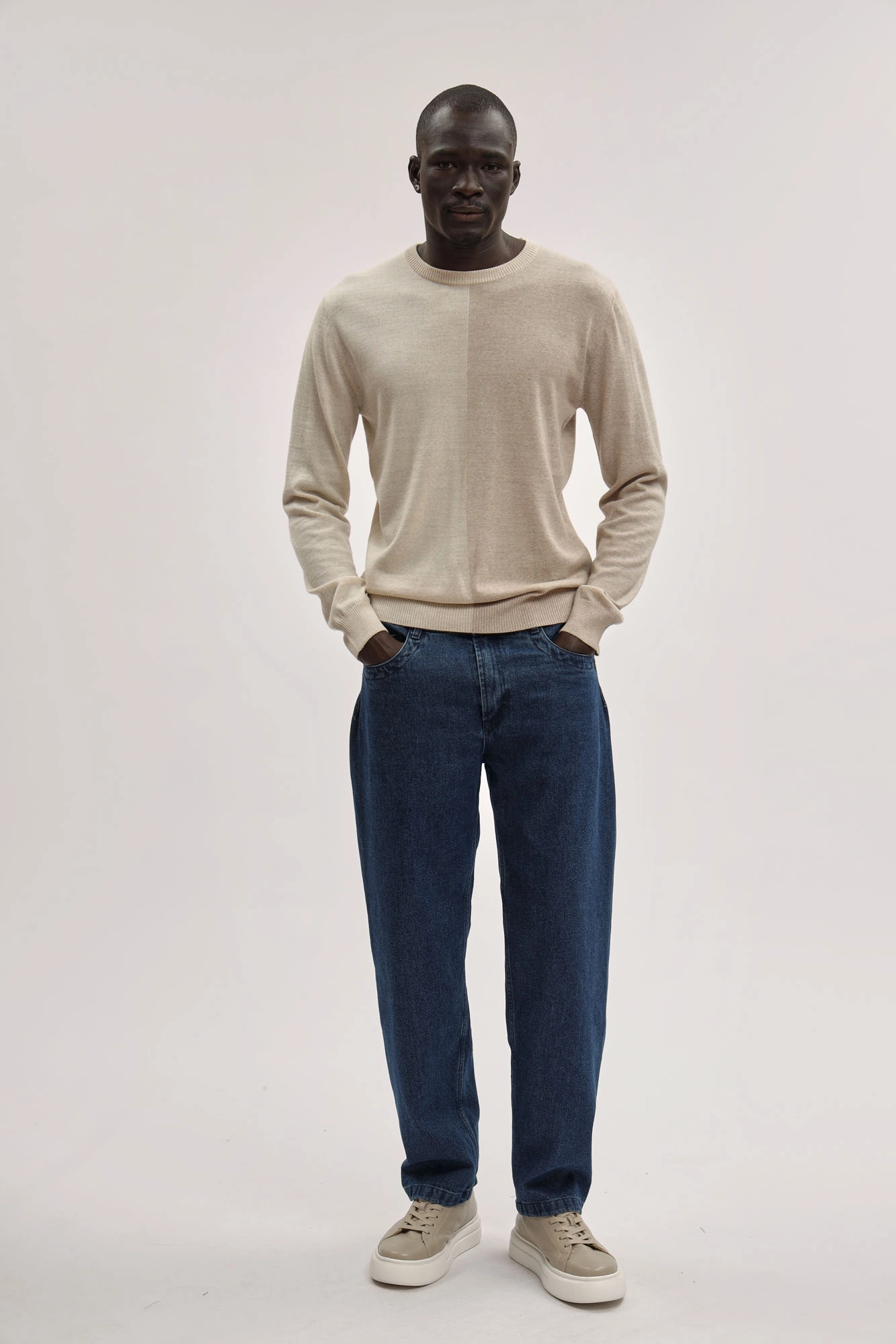 BMM1140 Джемпер Bikkembergs Бежевый