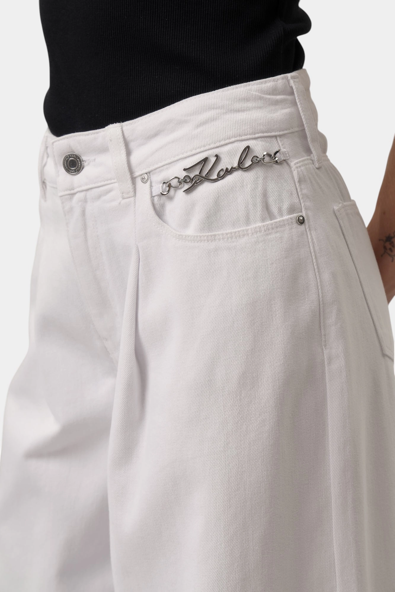 A2W10158 джинсы широкие karl lagerfeld