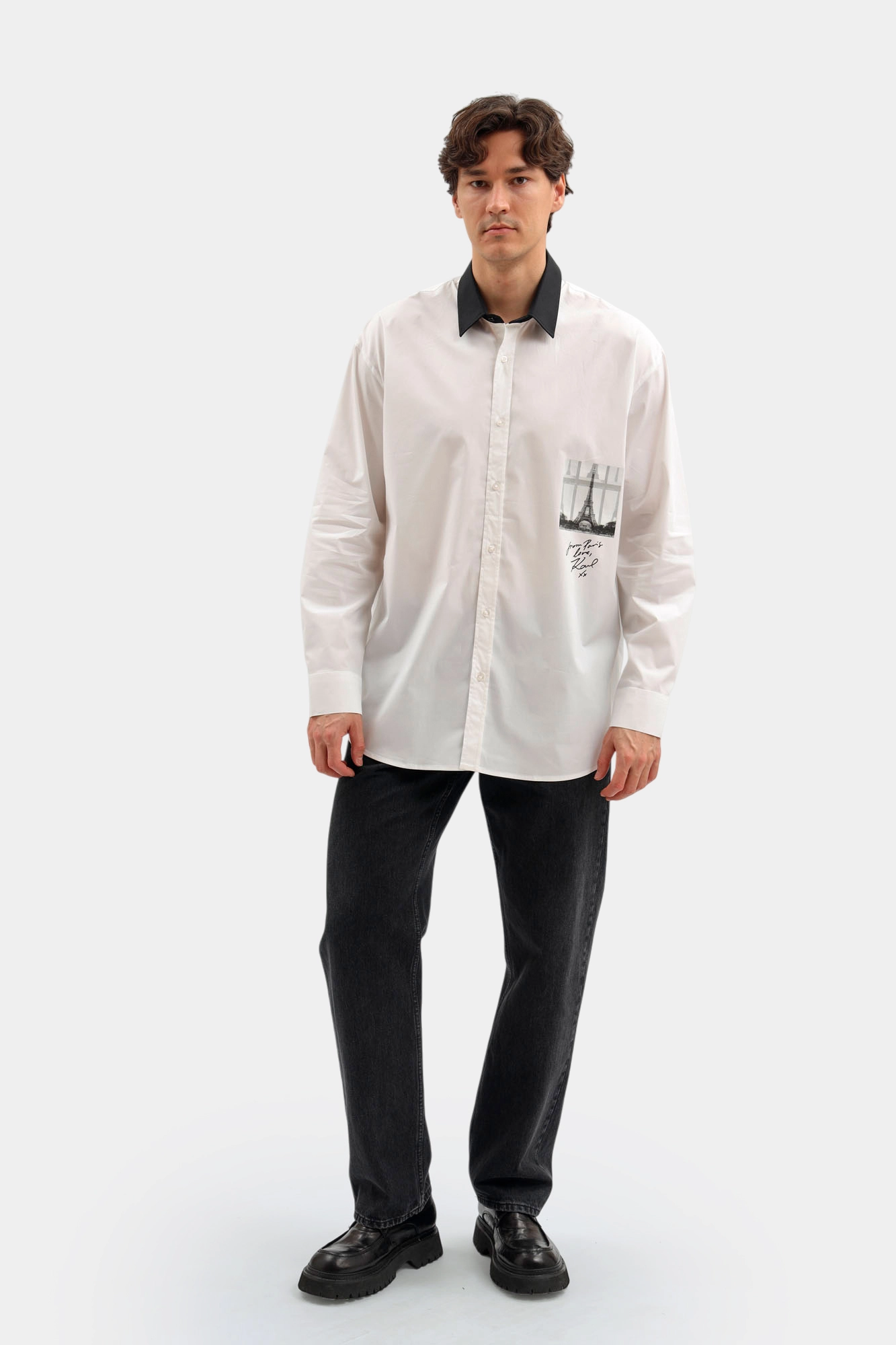 554675_605443 Рубашка Karl Lagerfeld Белый