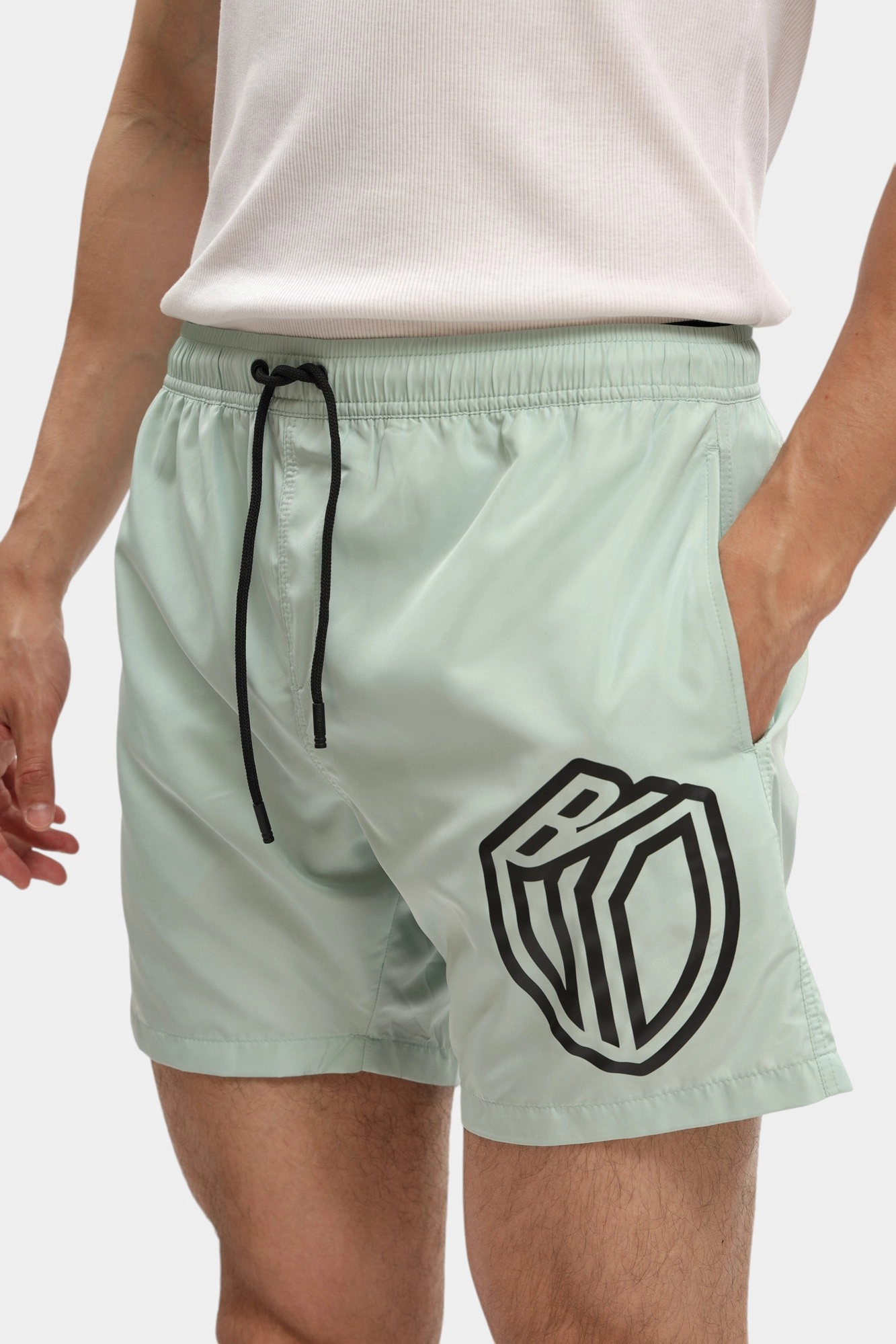 BKK25MBM08 Шорты плавательные Bikkembergs Мятный