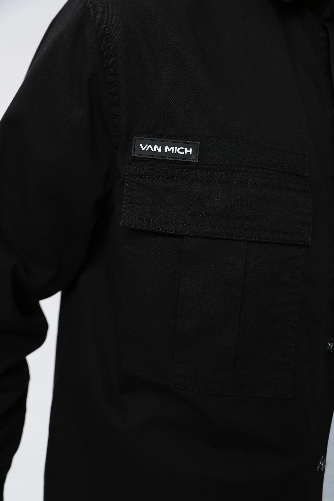 VM-231-46-017 Рубашка с длинным рукавом Van Mich Черный