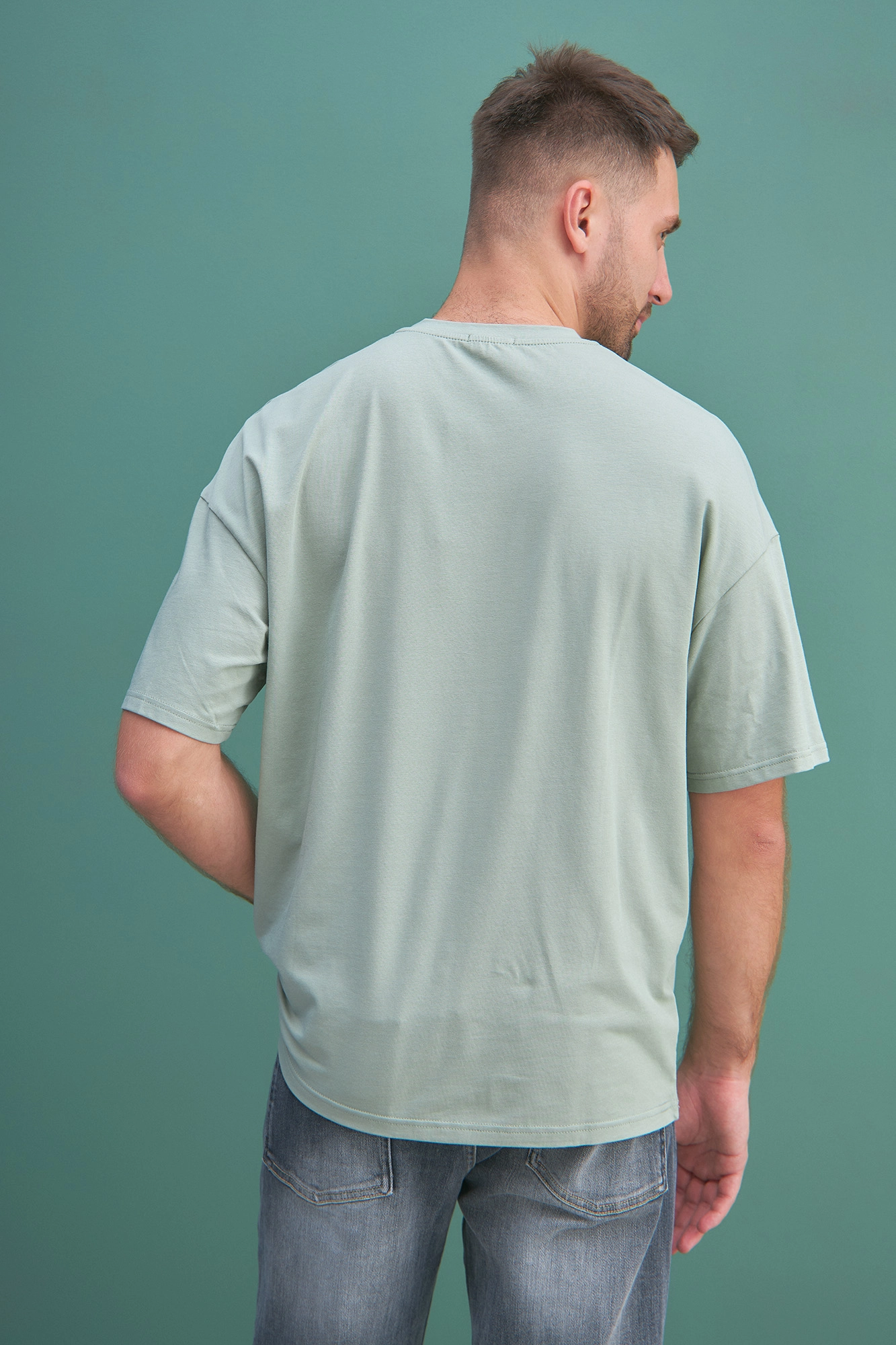 M-232-P-22-0057 Футболка The Hills Зеленый