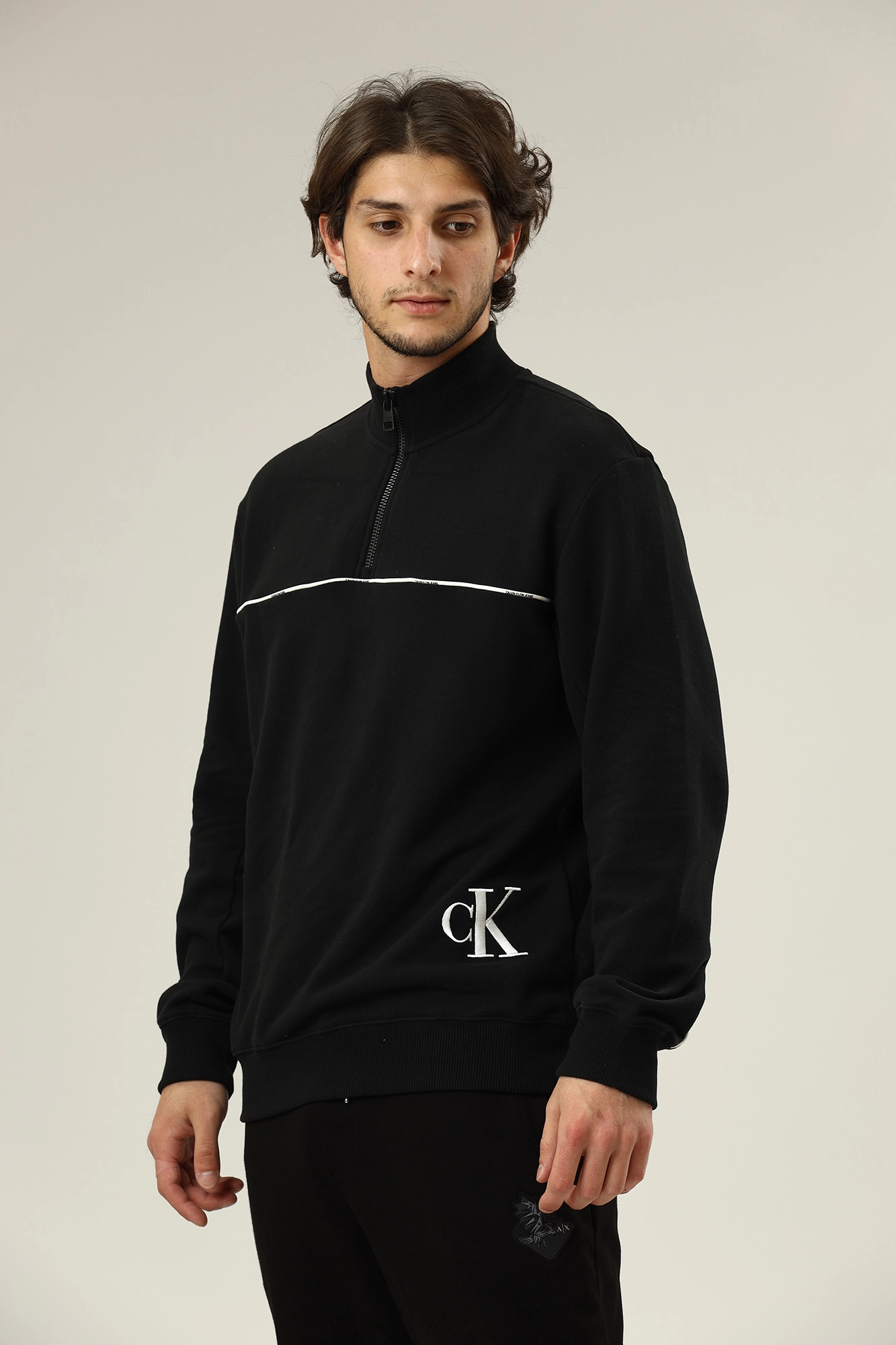 J30J319962 Тректоп Calvin Klein Jeans Черный