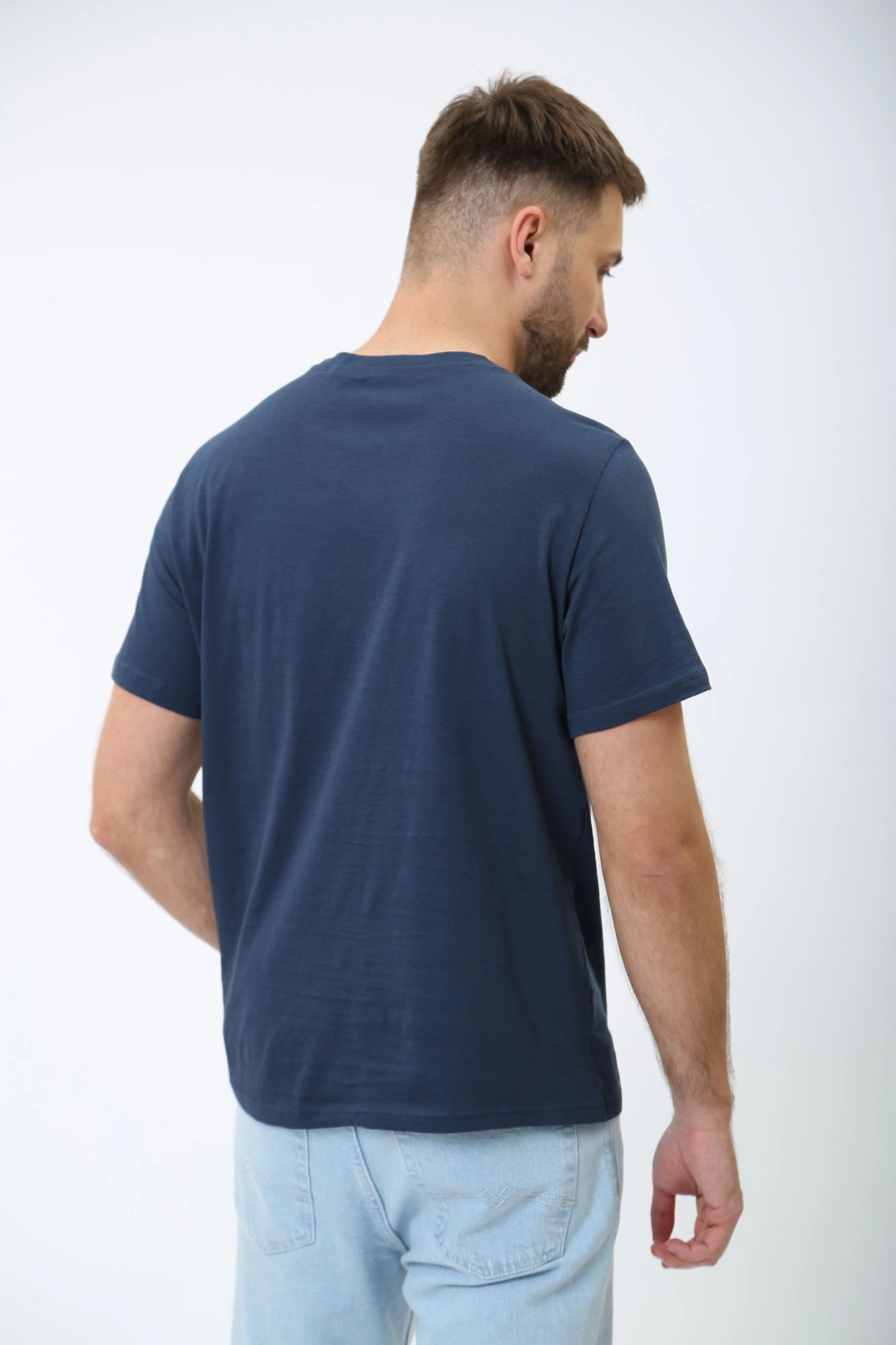 1014938 Футболка Mustang Синий