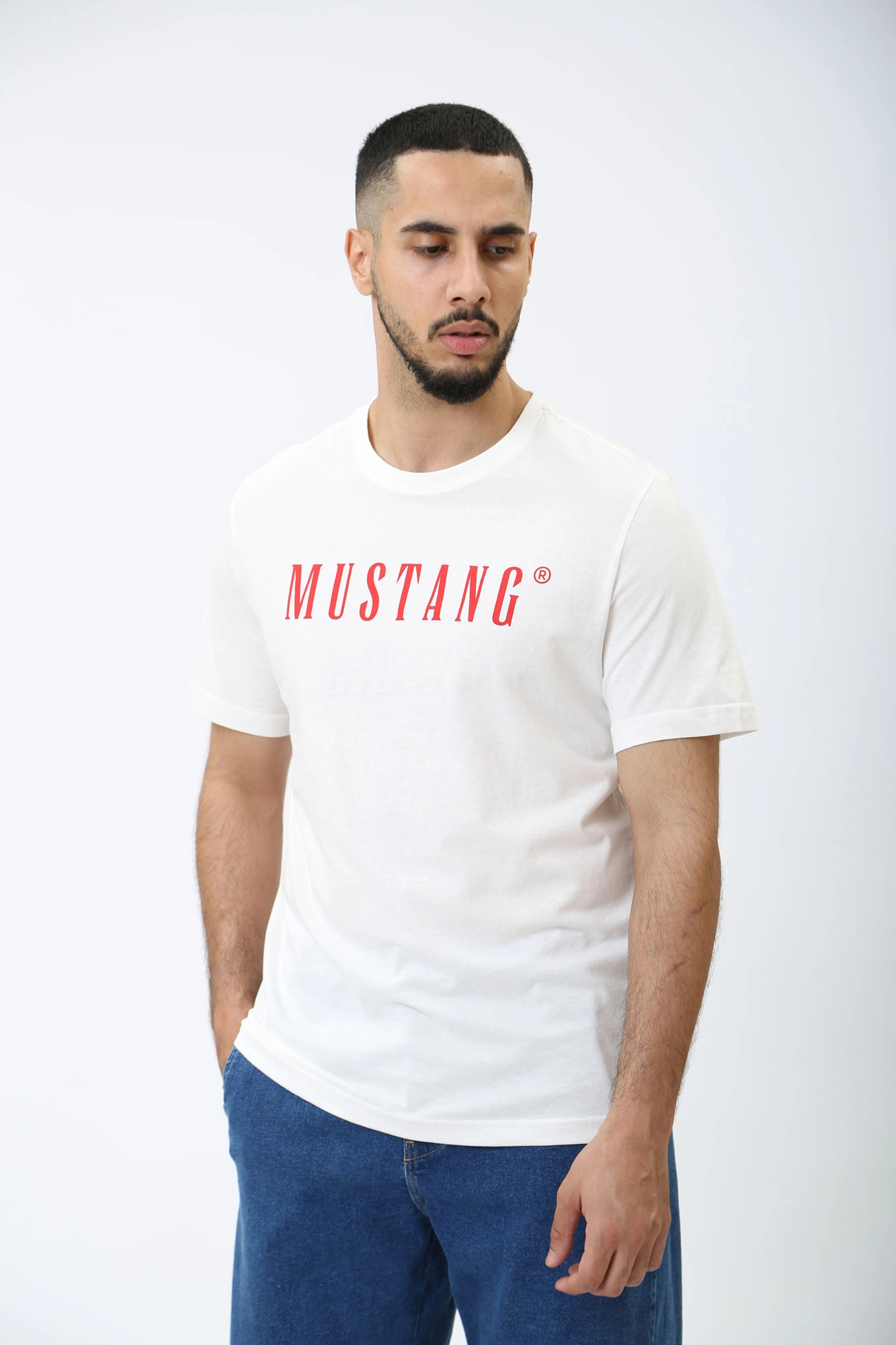 1014695 Футболка Mustang Белый