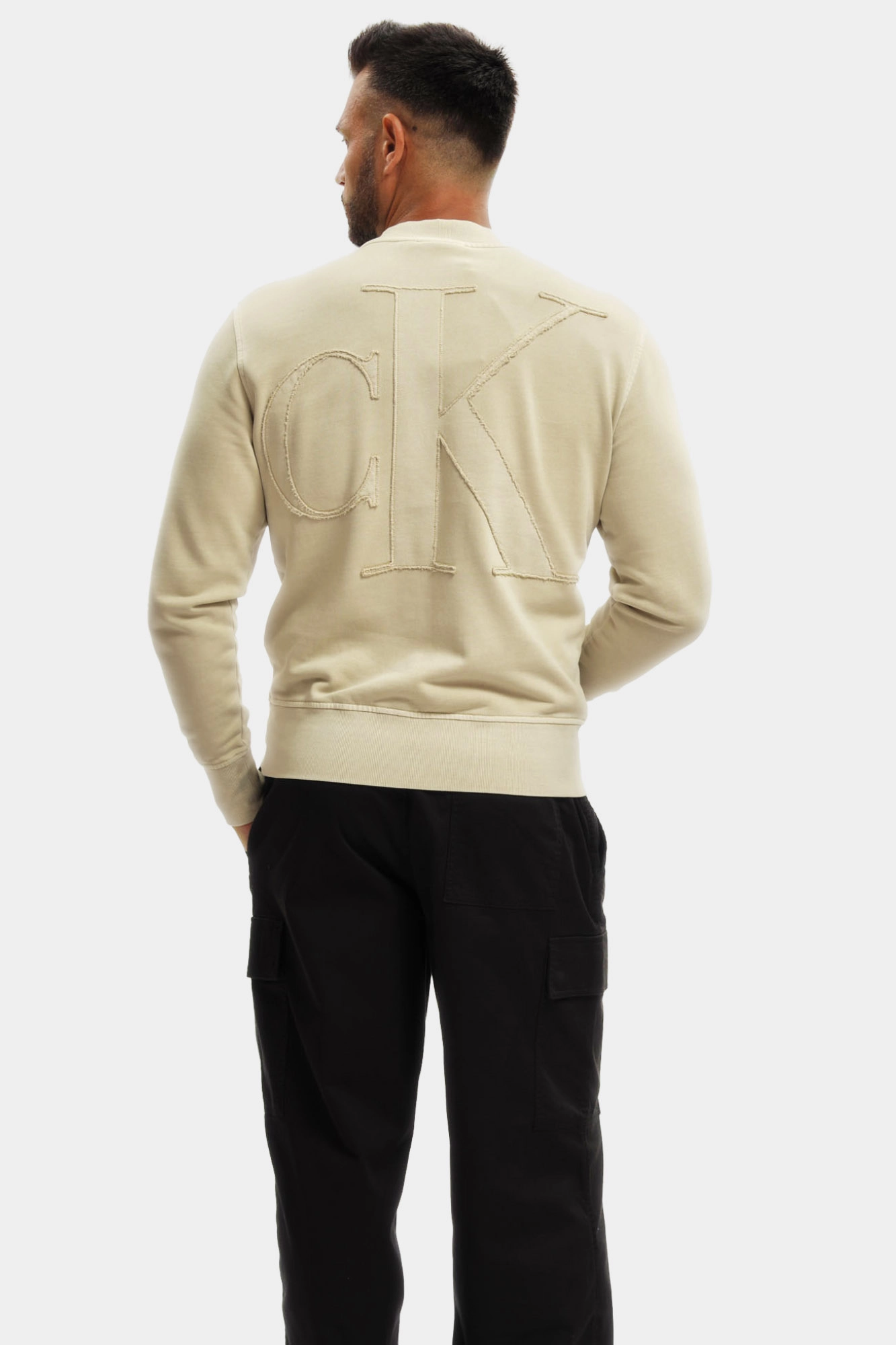 J30J327490 Свитшот Calvin Klein Jeans Бежевый