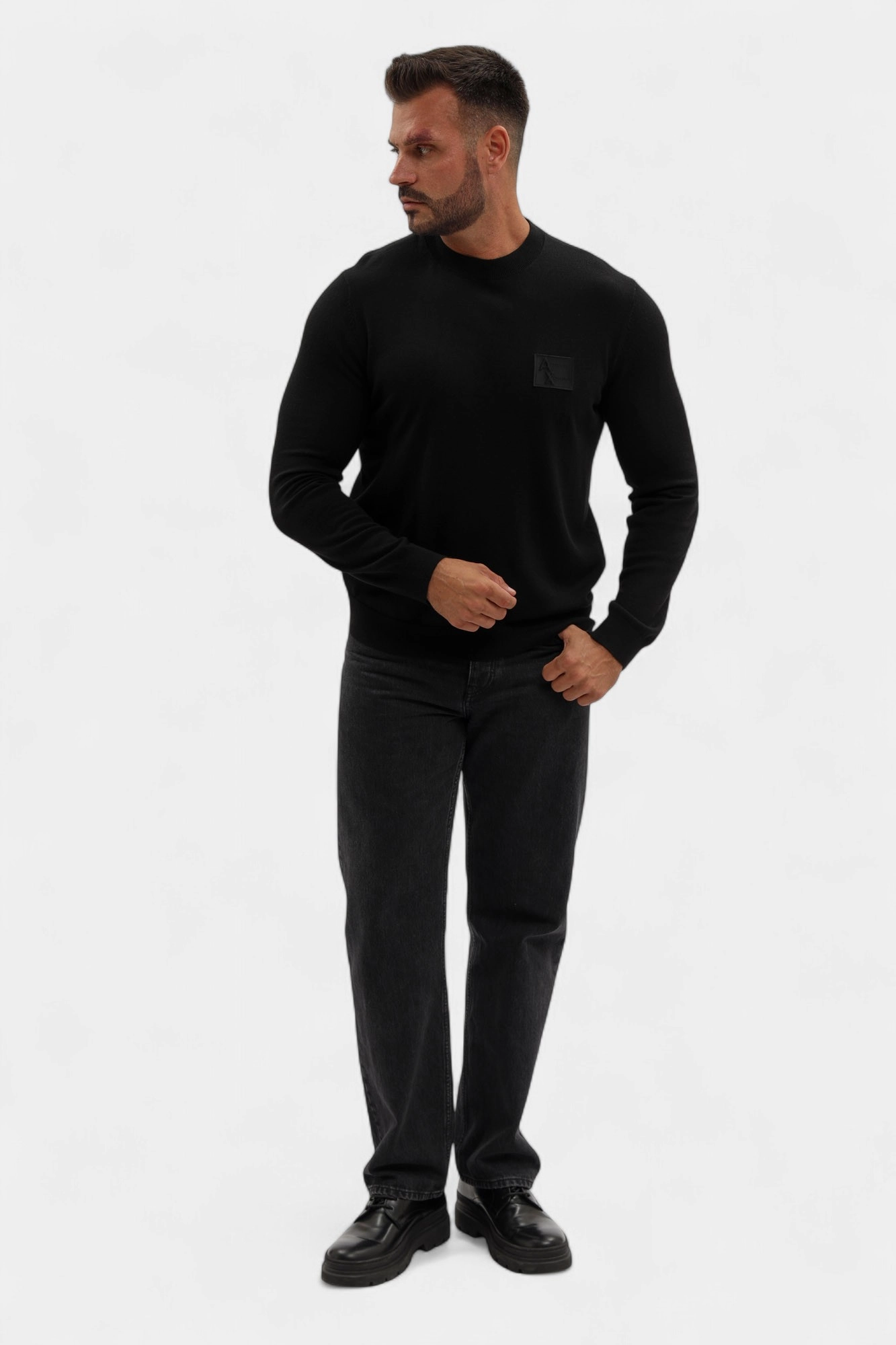 XM001329_AF11982 Джемпер Armani Exchange Черный